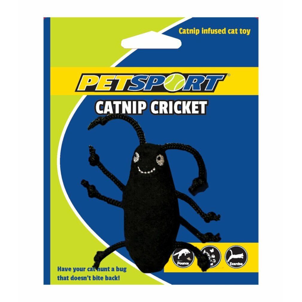 Tierkuscheltier Catnip Cricket Black