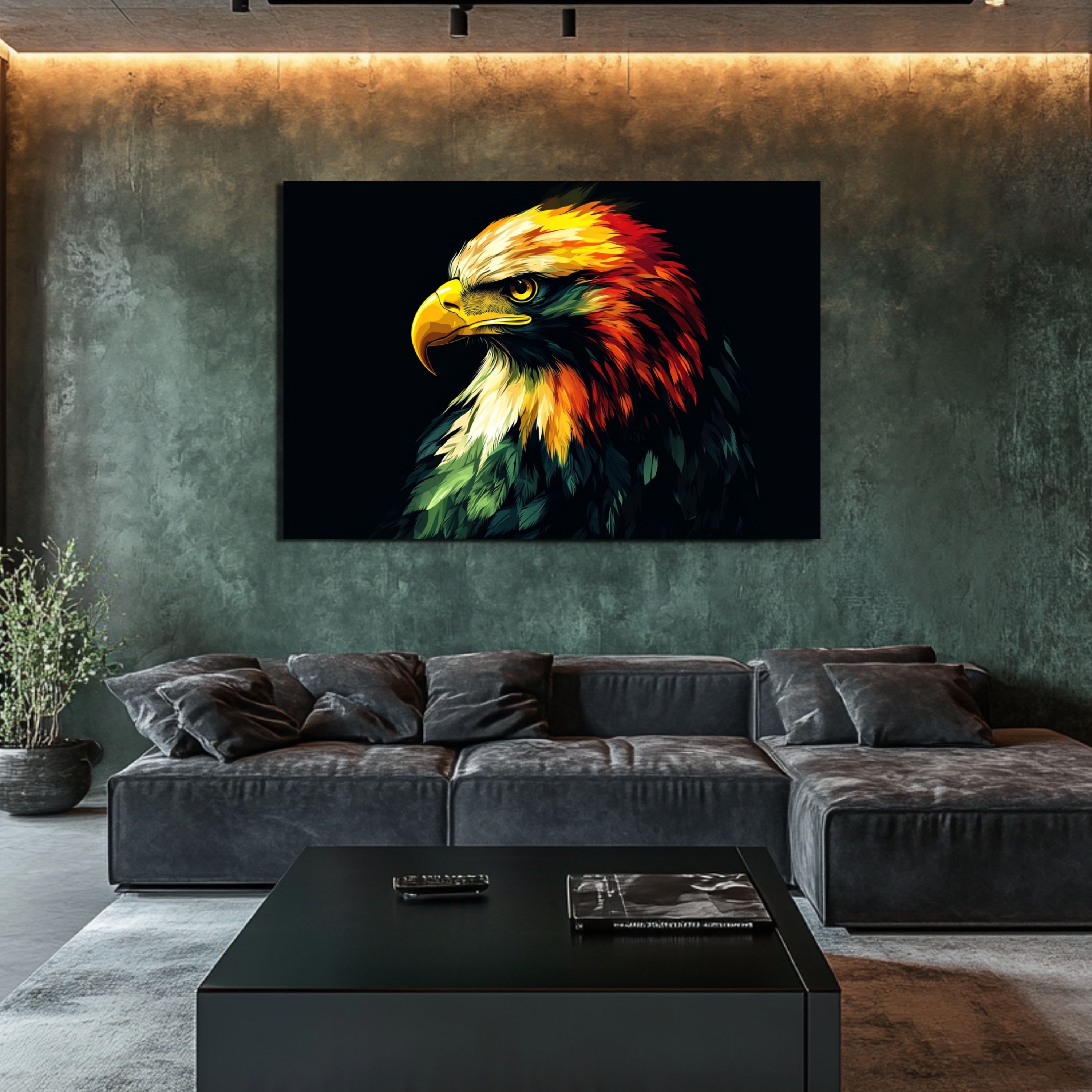 DARO Design Leinwandbild Modern Abstrakt Wandbilder XXL Wandbild Wand Deko günstig online kaufen