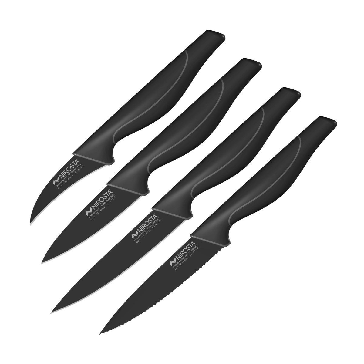 Nirosta Messer-Set AMAZON-Set Nirosta Wave klein