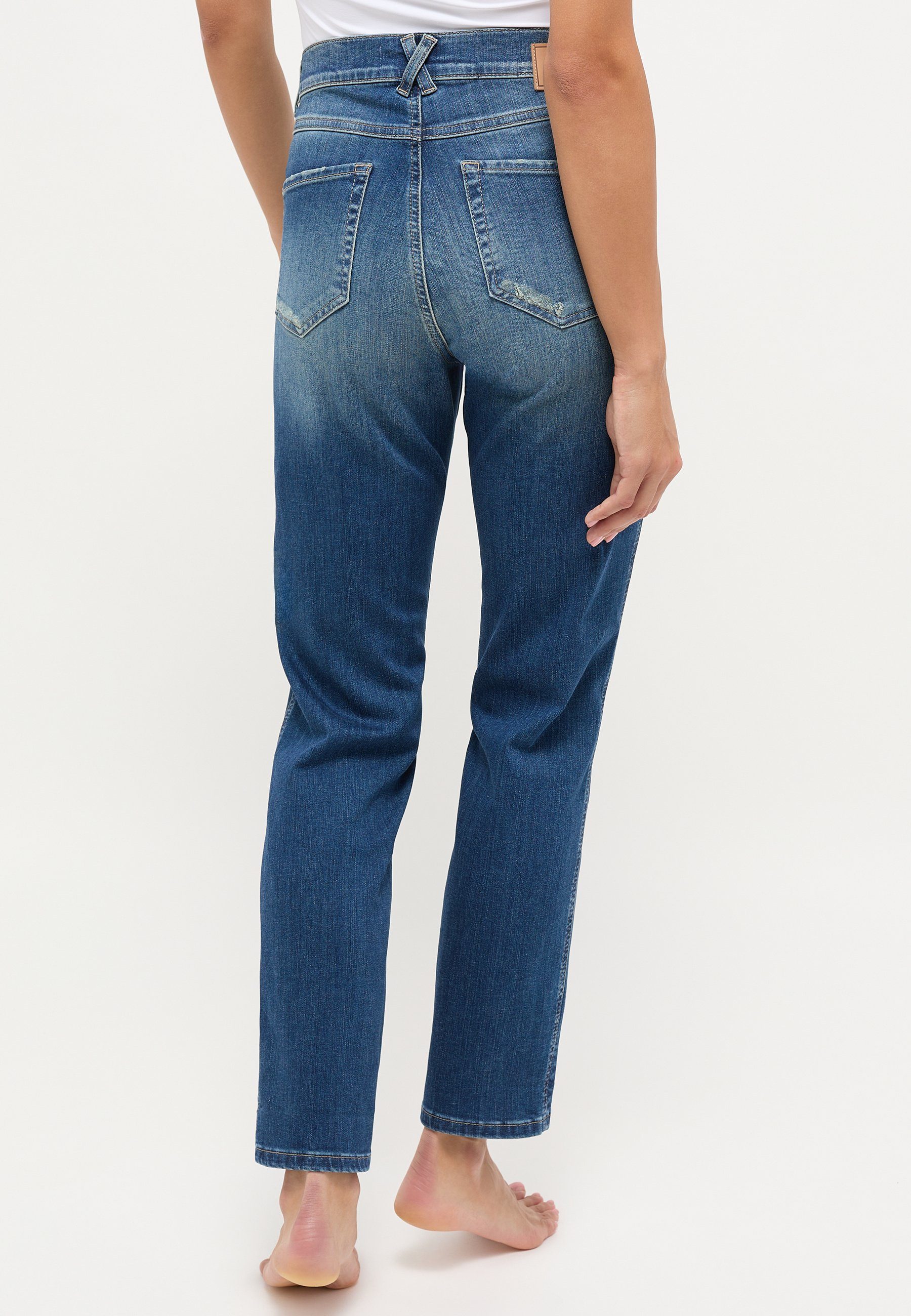 Crop Darleen Straight-Jeans Design modernem Jeans TU mit ANGELS