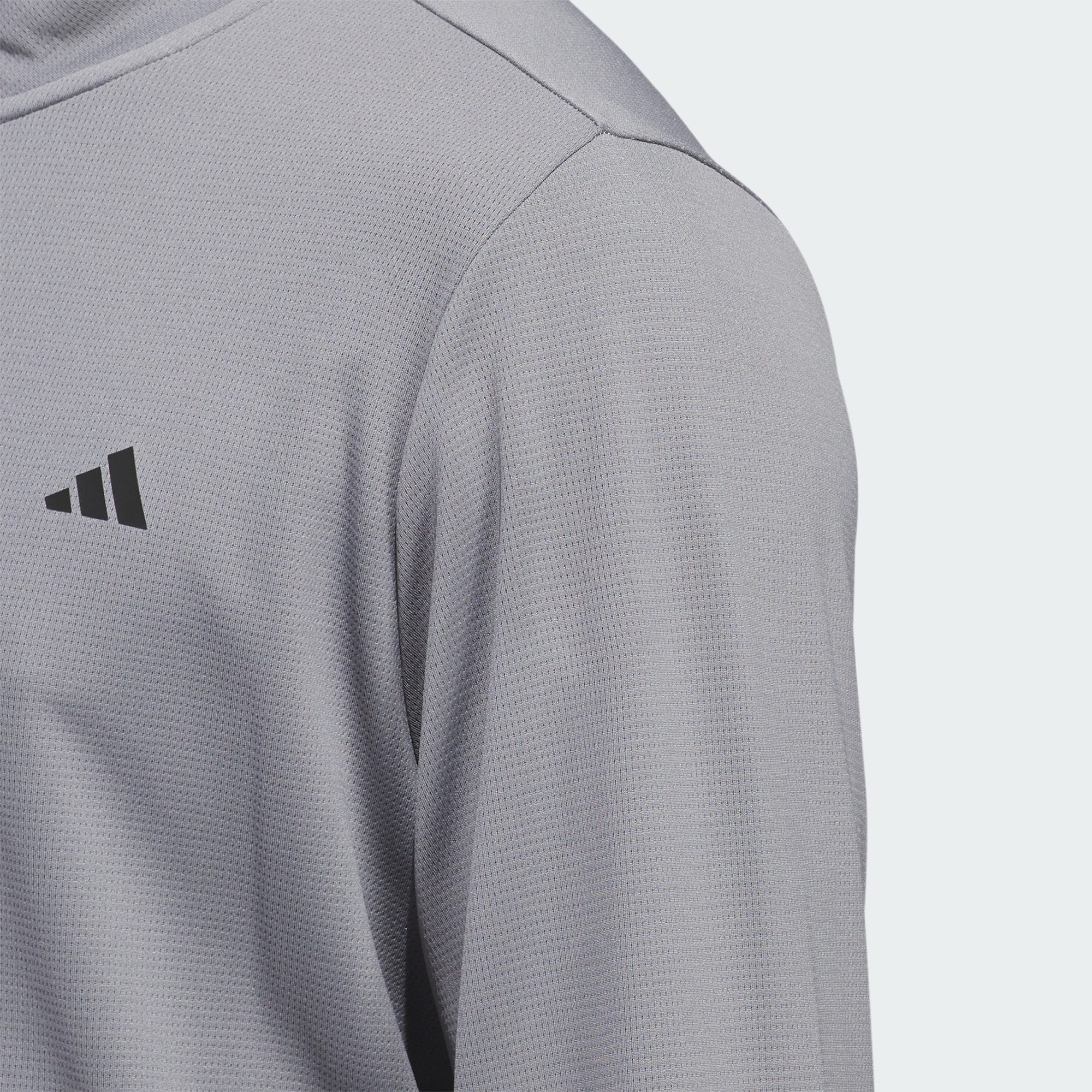 adidas Funktionsshirt HALF-ZIP OBERTEIL Grey Performance LIGHTWEIGHT Three