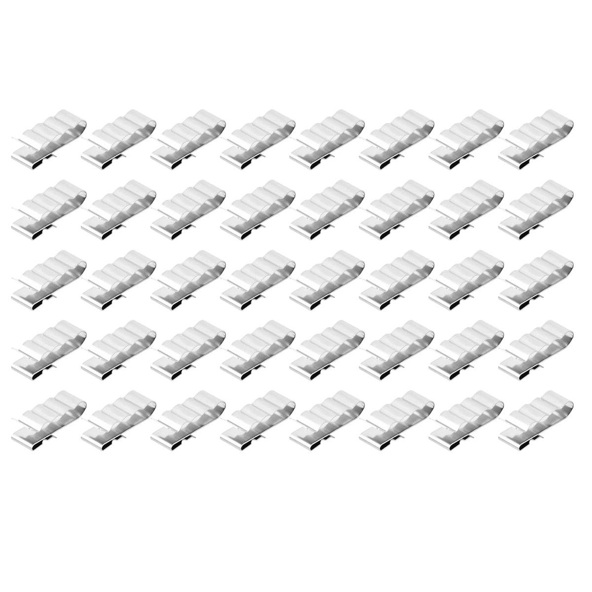 FELIXLEO 60 Stück Solar Kabelclips Edelstahl Für Photovoltaik Solarmodul Solarkabel