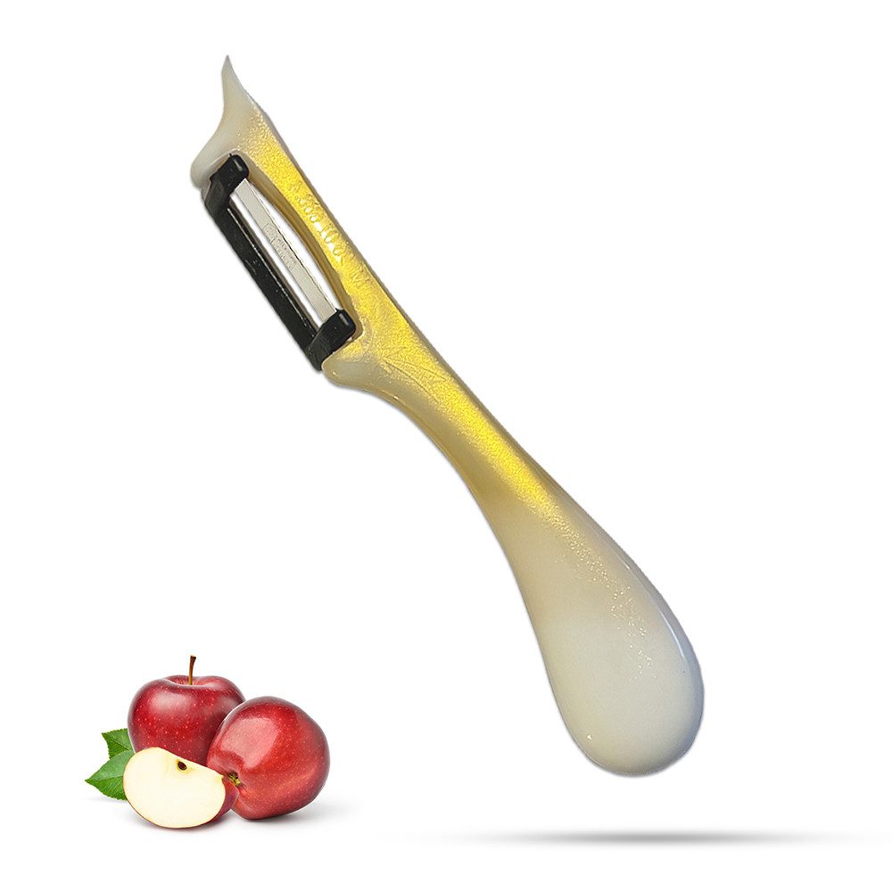 SMI Sparschäler Sparschäler Solingen Gemüseschäler Kartoffelschäler für die Küche, (1 tlg, 1-tlg), Rechts- und Linkshänder nach klingen wechseln