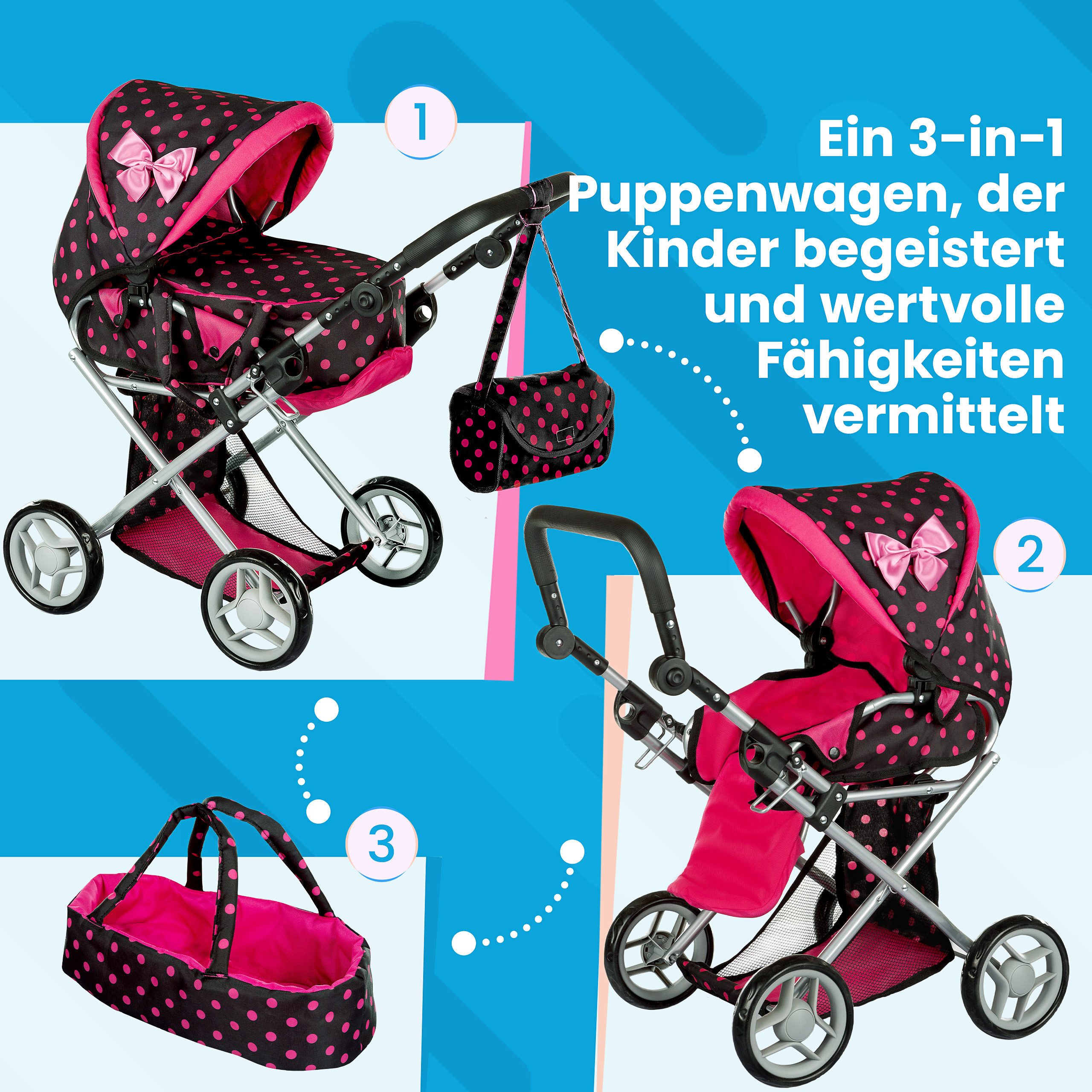 kinderplay Puppenwagen Puppenwagen ab 1 2 günstig online kaufen