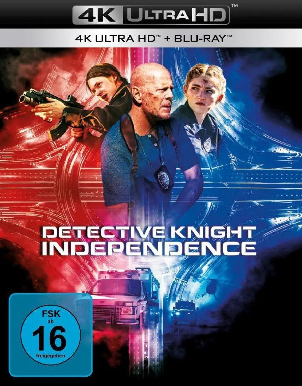 Blu-ray Detective Knight: Independence, 1 4K UHD-Blu-ray + 1 Blu-ray