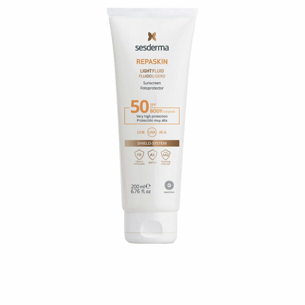 Sonnenschutzcreme REPASKIN CORPORAL SPF50 fluido ligero 200ml
