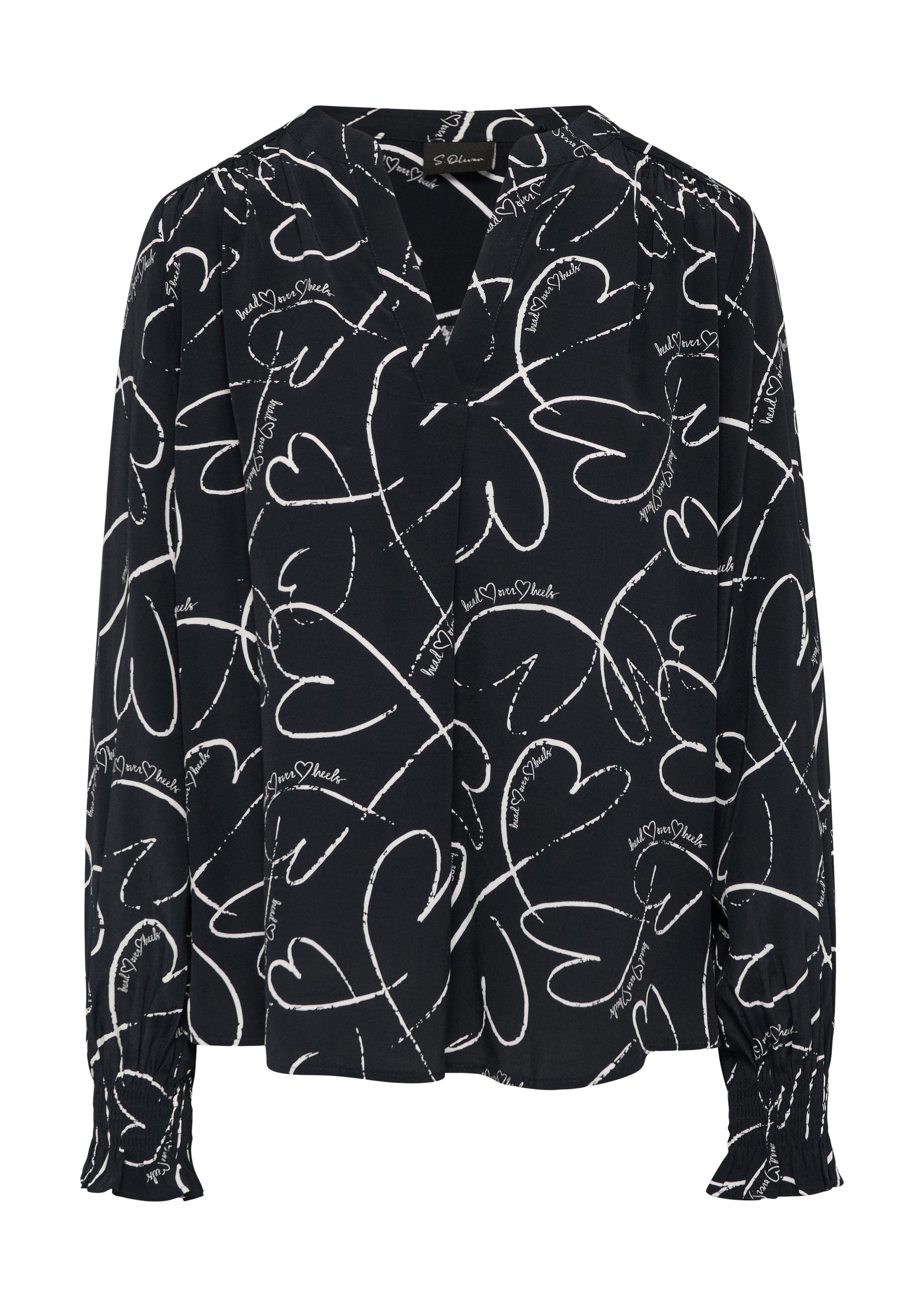 s.Oliver Langarmbluse Bluse (1-tlg) günstig online kaufen