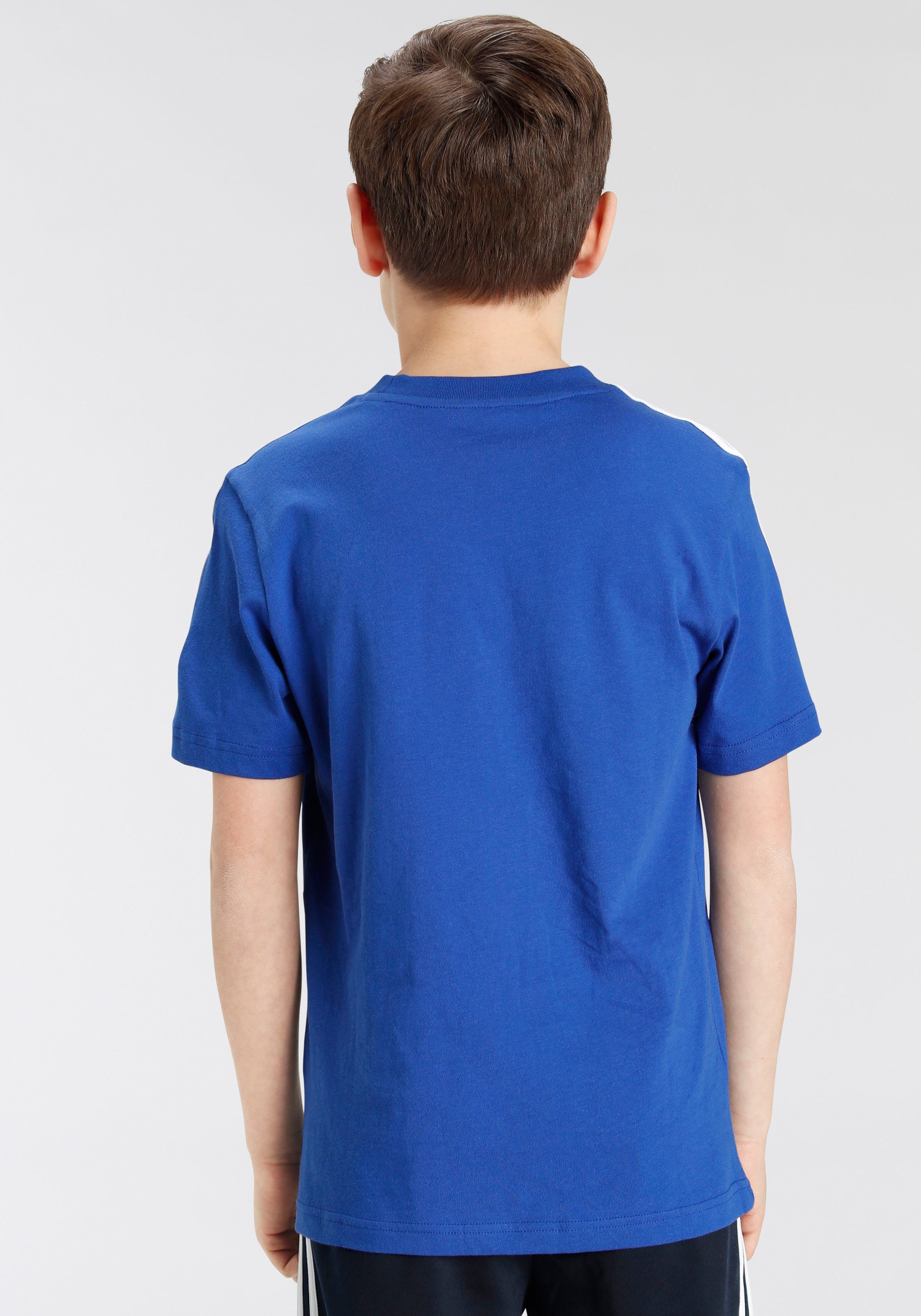 T-Shirt Blue Sportswear / TEE Semi Lucid U adidas White 3S