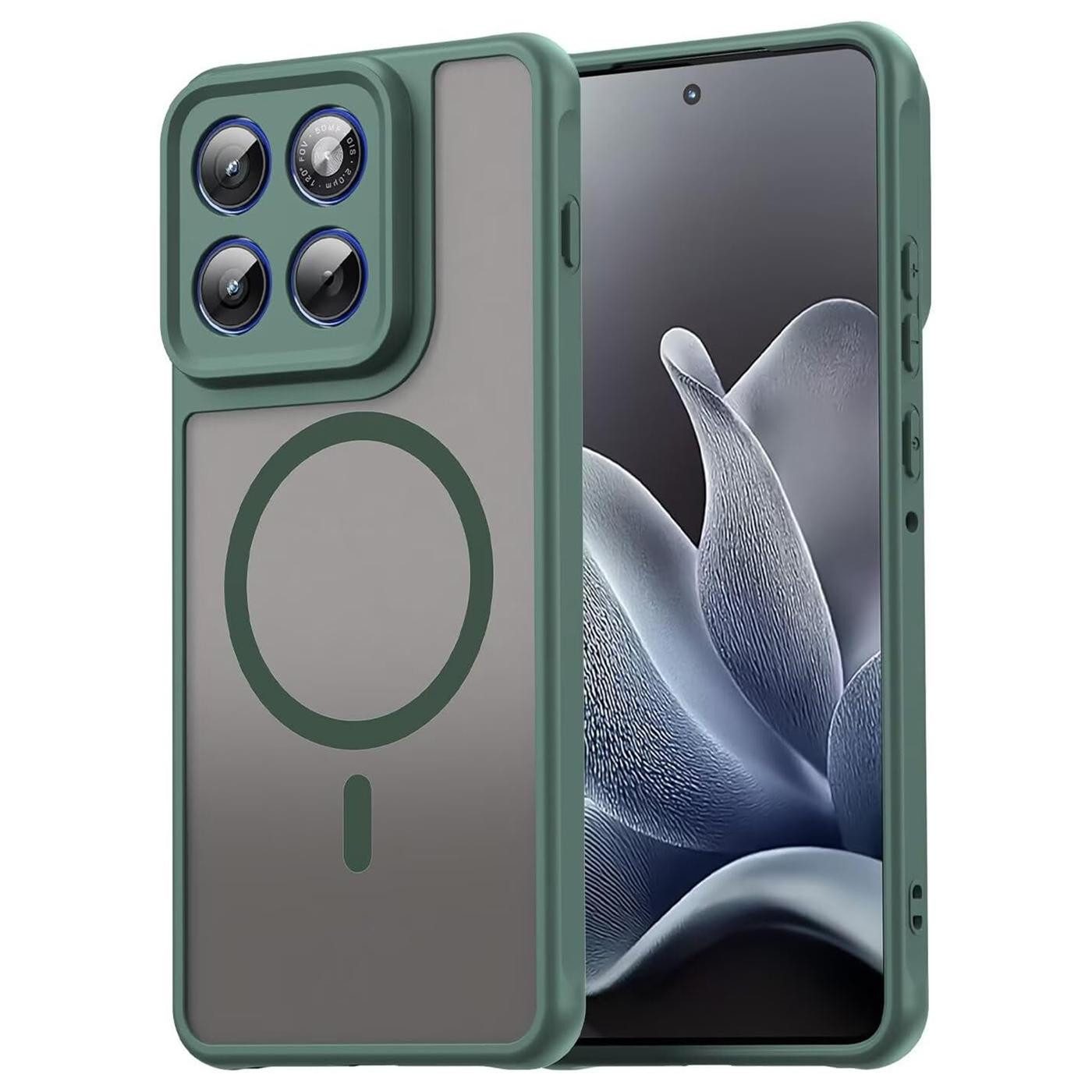 CoolGadget Handyhülle Magnet-Hülle für Motorola Edge 70 Schutzhülle magnetisch 6,67 Zoll, Hülle Matt Stoßfest kompatibel mit QI-Laden Zubehör Kameraschutz Case