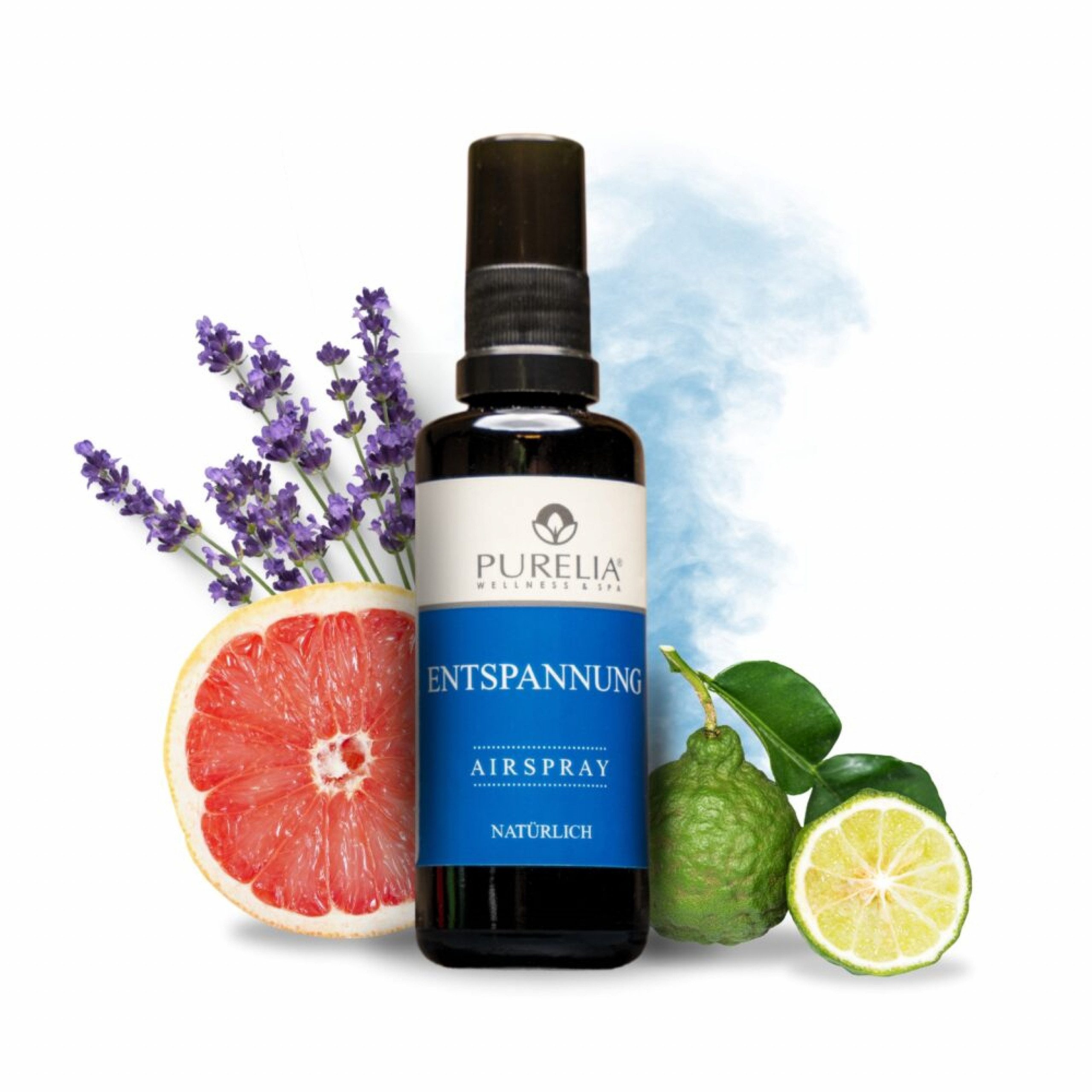 Raumduft PURELIA Airspray Entspannung 50 ml Hochwertige ätherische Öle