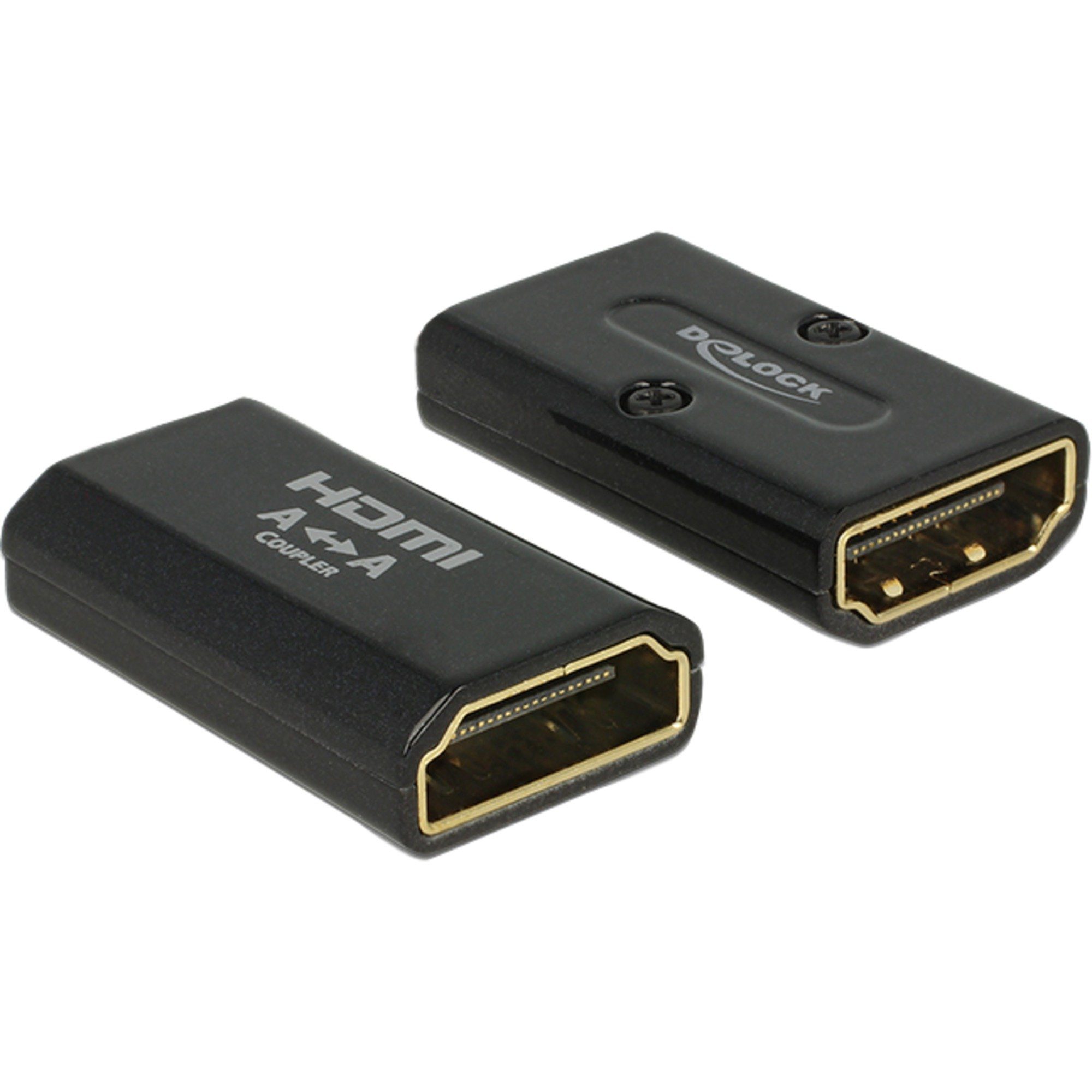 Delock DeLOCK HDMI-A Buchse > HDMI-A Buchse 4K, Adapter, Audio- & Video-Adapter