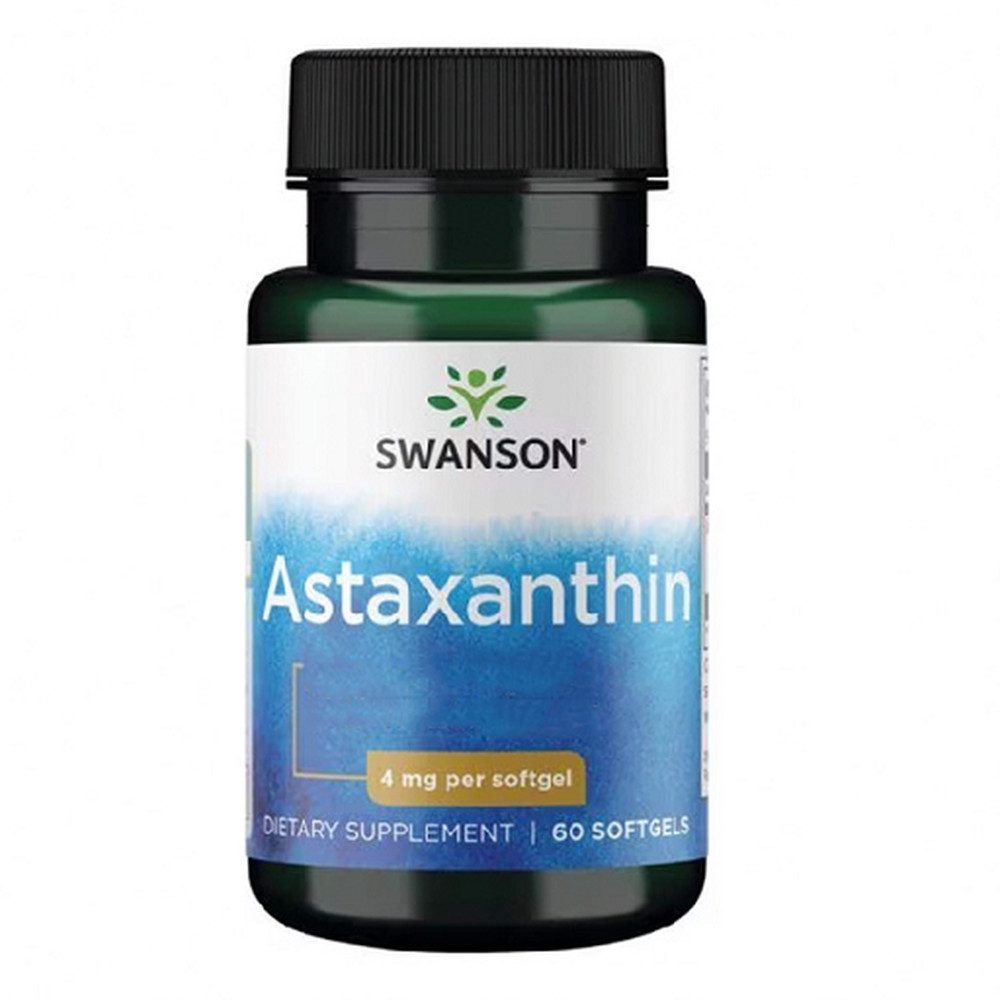 SWANSON Swanson Astaxanthin 4mg 60 Kapseln, 60 St.