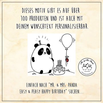 Mr. & Mrs. Panda Dekobecher Panda Geburtstag - Weiß - Geschenk, Motivtasse, Kaffeetasse, Trinkbec (1 St), Für Outdoor-Erlebnisse
