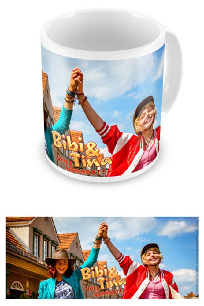 Tasse Bibi & Tina - Lizenz Tassen - Handschlag