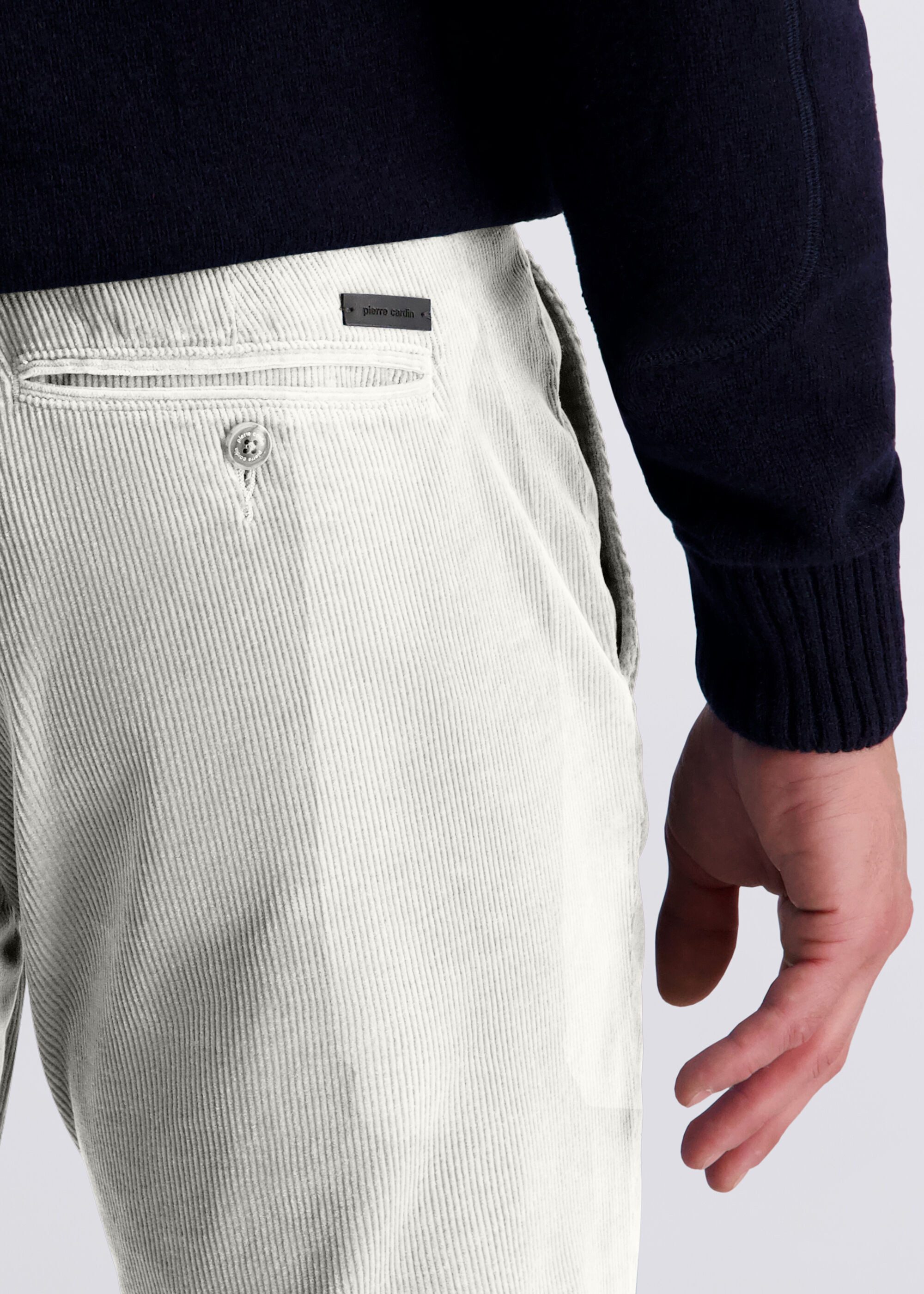 Pierre Cardin Chinohose Confolens (1-tlg) mit Kordelzugdetail