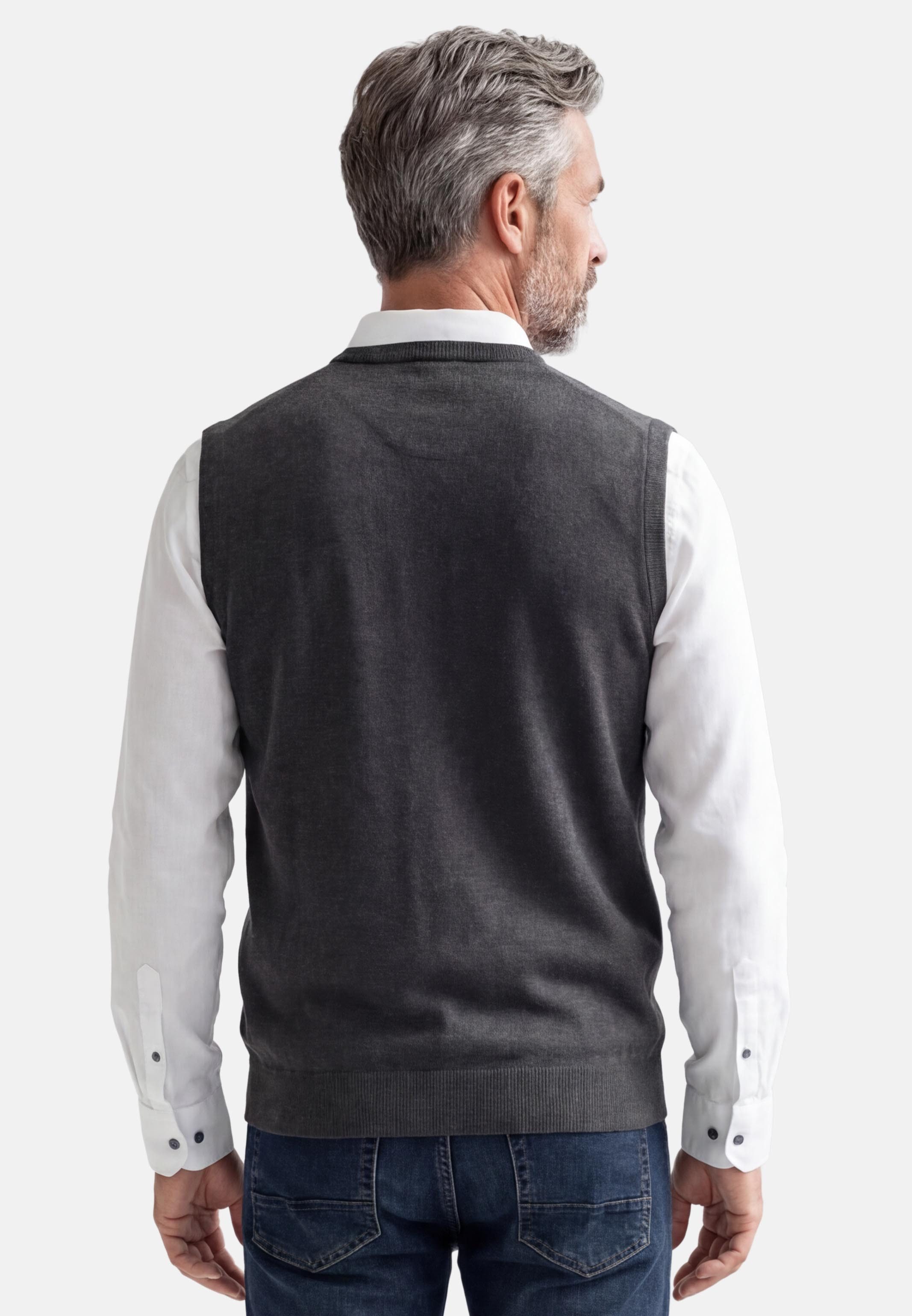 Redmond Pullunder Basic (1-tlg) Pullunder - Baumwolle - Atmungsaktiv - Weicher Feinstrick