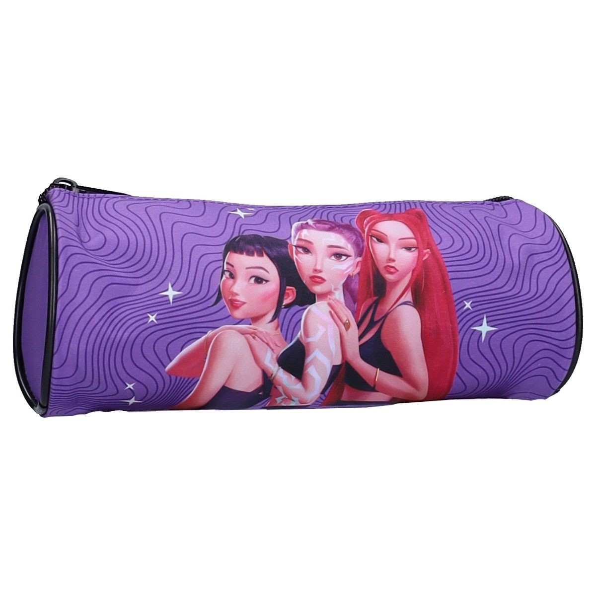 K-Pop Demon Hunters Federmäppchen Shadow Beats 23 × 9 × 9 cm rund für Schule und Freizeit, (1-tlg)