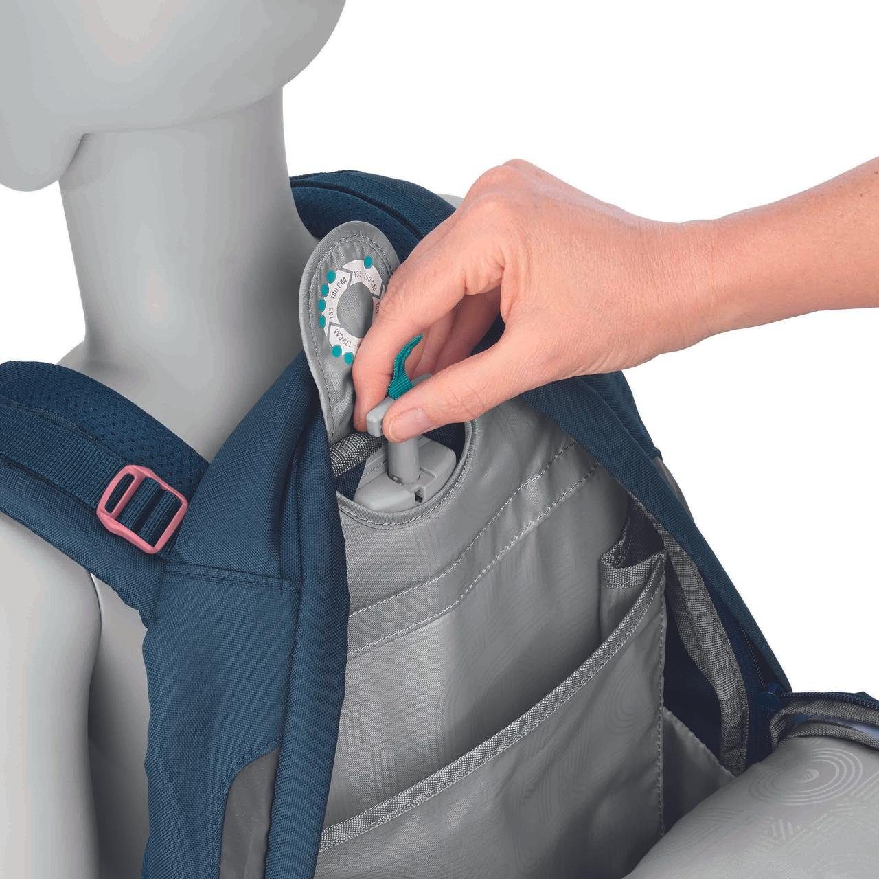 coocazoo Schulranzen Schulrucksack MATE Bubble Dreams (1 Stück), ergonomisch, Körpergröße: 135 - 180 cm, Easy-Grow-System – Bild 4 von 5