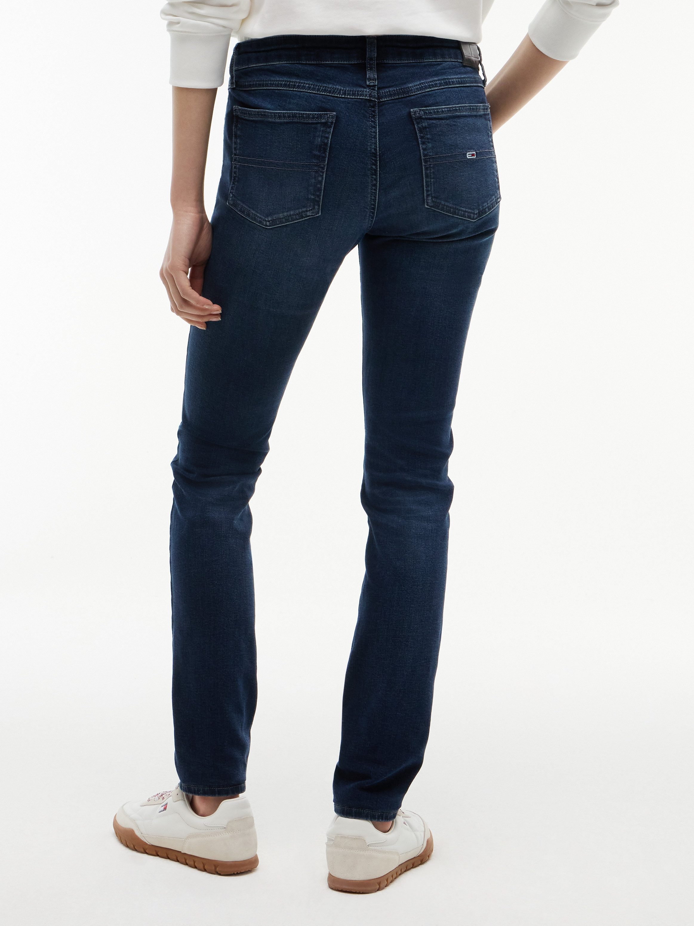 Tommy Jeans Skinny-fit-Jeans LW SKN CH12 mit Logo-Badge, Logstickerei