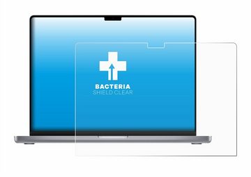 upscreen Schutzfolie für Apple MacBook Pro 16" 2023, Displayschutzfolie, Folie Premium klar antibakteriell