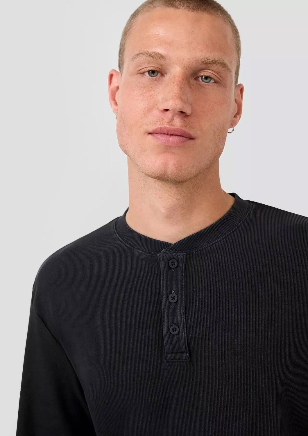 QS Longsleeve Longsleeve gerippt, regular Fit günstig online kaufen