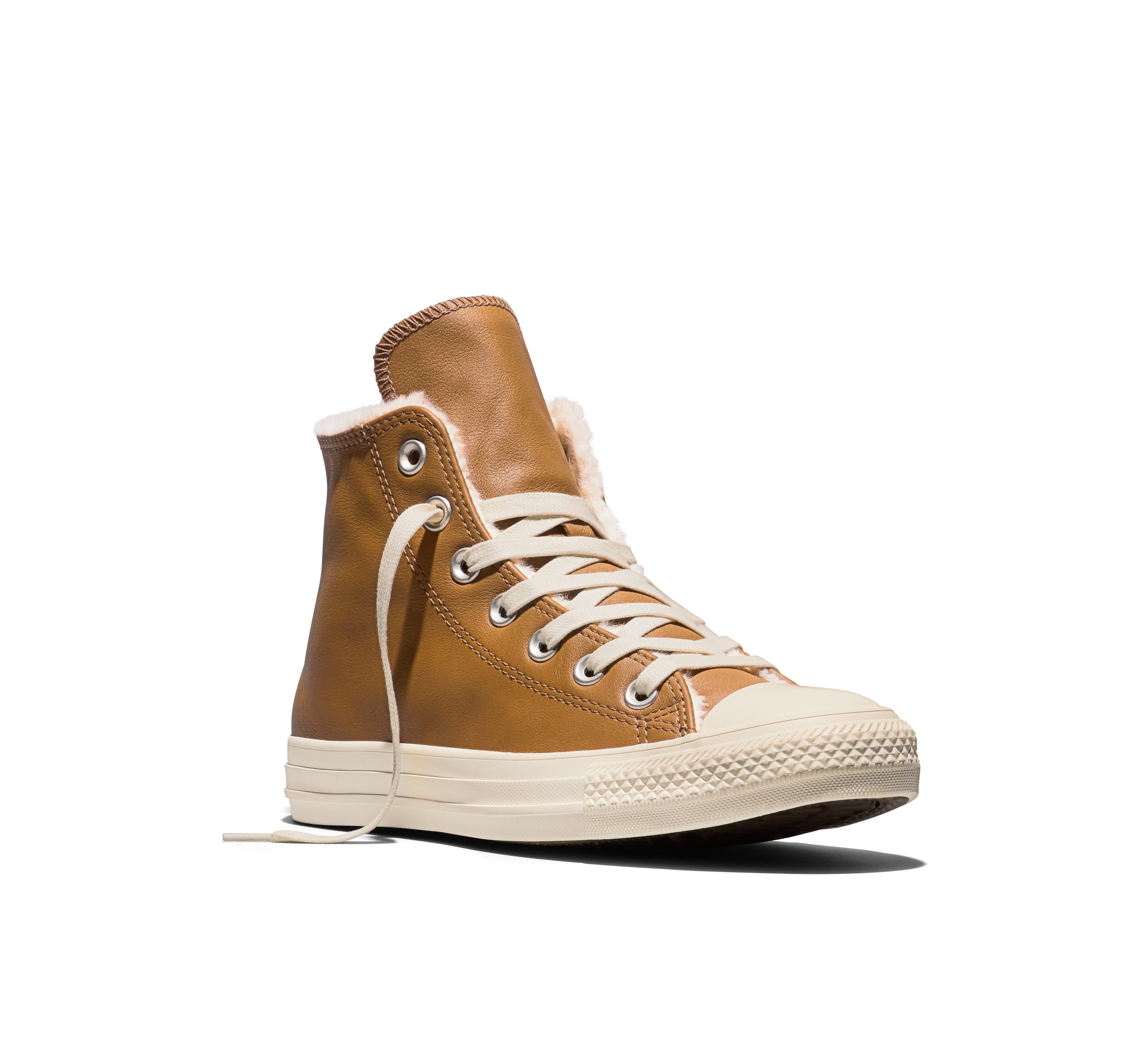 Converse Chuck Taylor All Star Sneaker wasserabweisendes Leder, gefüttert