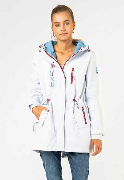 SUBLEVEL Softshelljacke Softshelljacke mit Kapuze