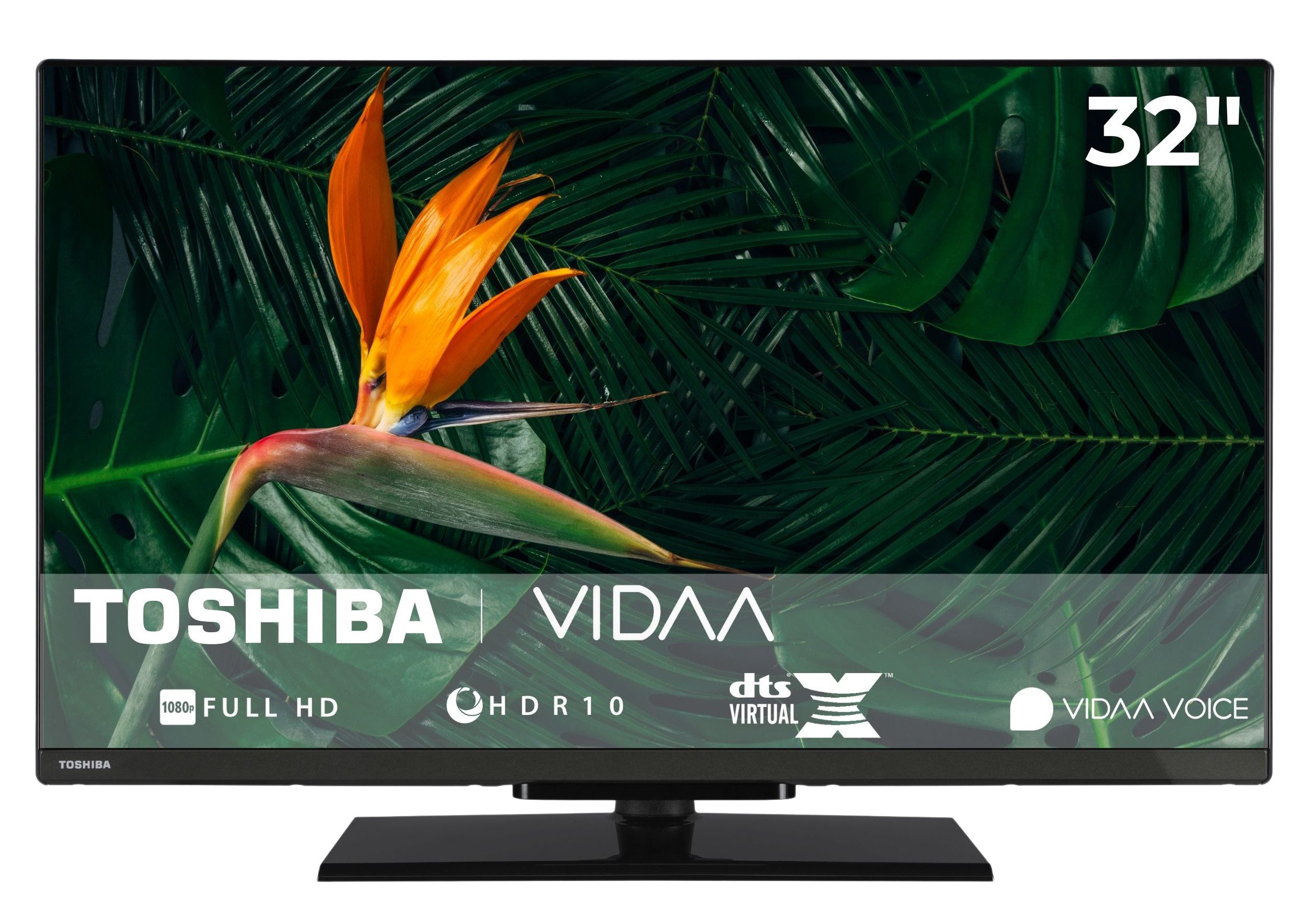 Toshiba 32LV3F63DAZ LCD-LED Fernseher (80 cm/32 Zoll, Full HD, VIDAA Smart TV, HDR, Triple-Tuner, Bluetooth, Works with Alexa)