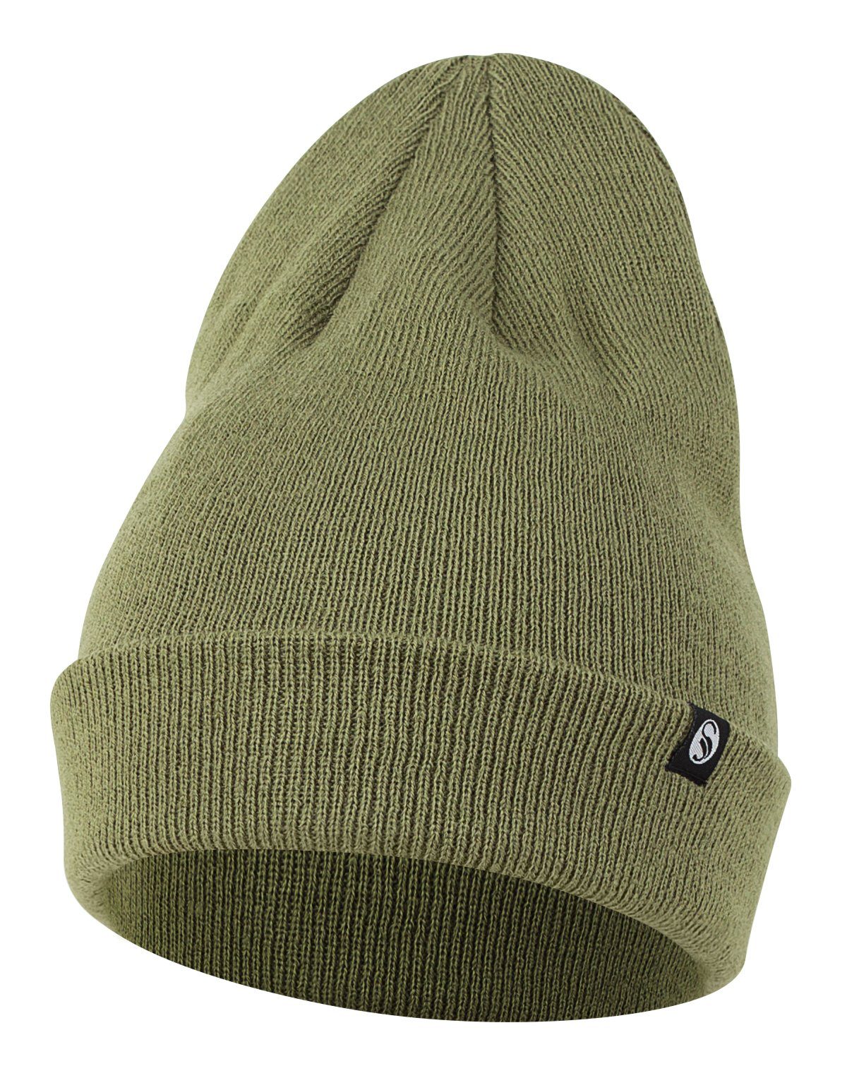 gefüttert, Strickmütze Size), Khaki Stark Strickmütze, Soul® Innenfleece (One Damen, Unisex Herren