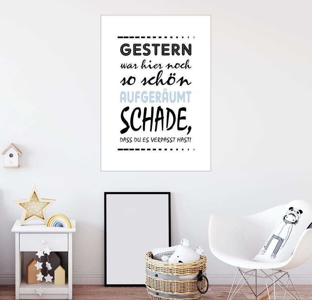 Posterlounge Wandbild, PremiumPoster Gestern war noch so schön