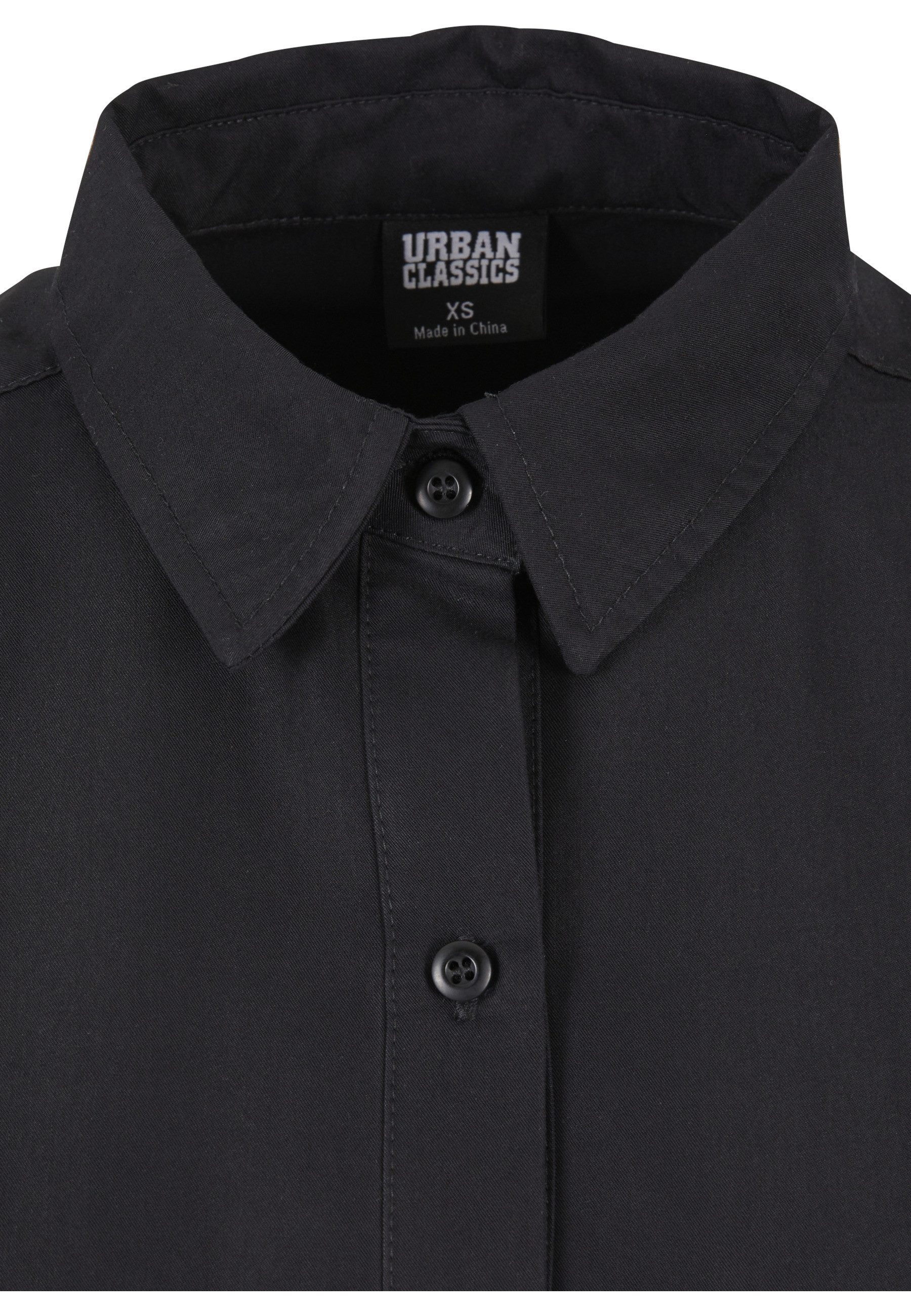 URBAN CLASSICS Langarmhemd Urban Classics Damen Ladies Oversized Twill Shirt