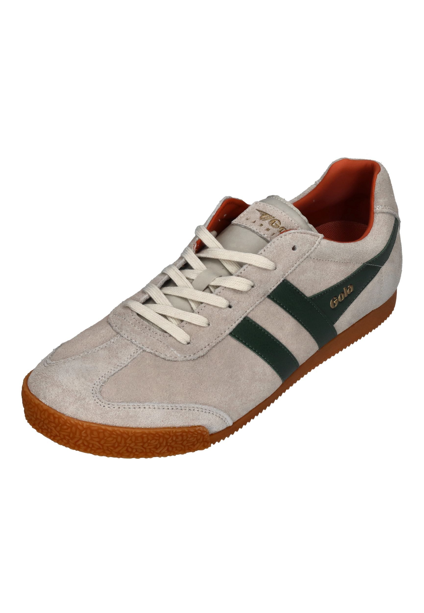 Gola HARRIER CMA192DN Sneaker Off White Evergreen Moody Orange