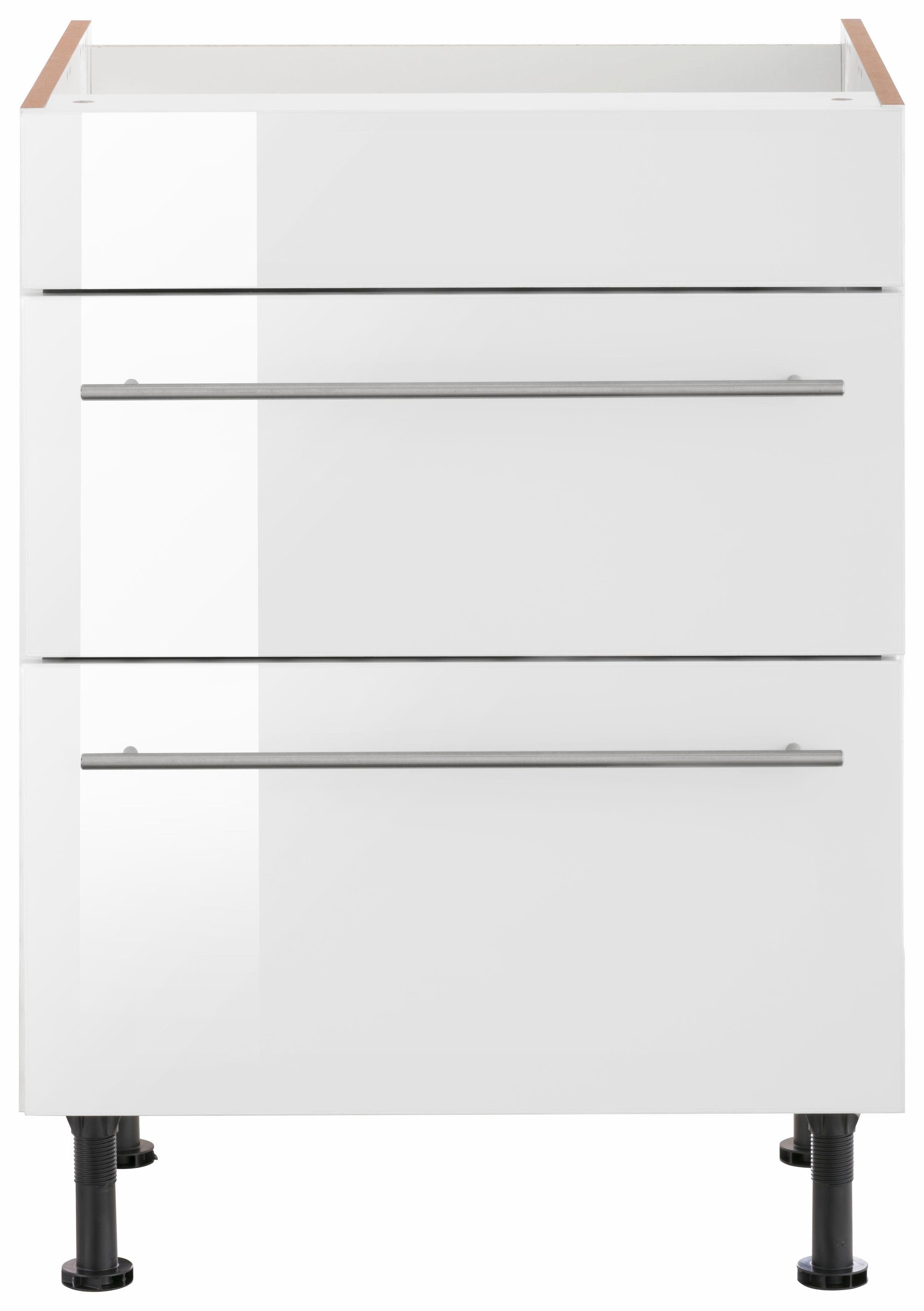 OPTIFIT Kochfeldumbauschrank Bern 60 cm breit, mit 2 Auszügen, mit höhenverstellbare Füße – Bild 2 von 5