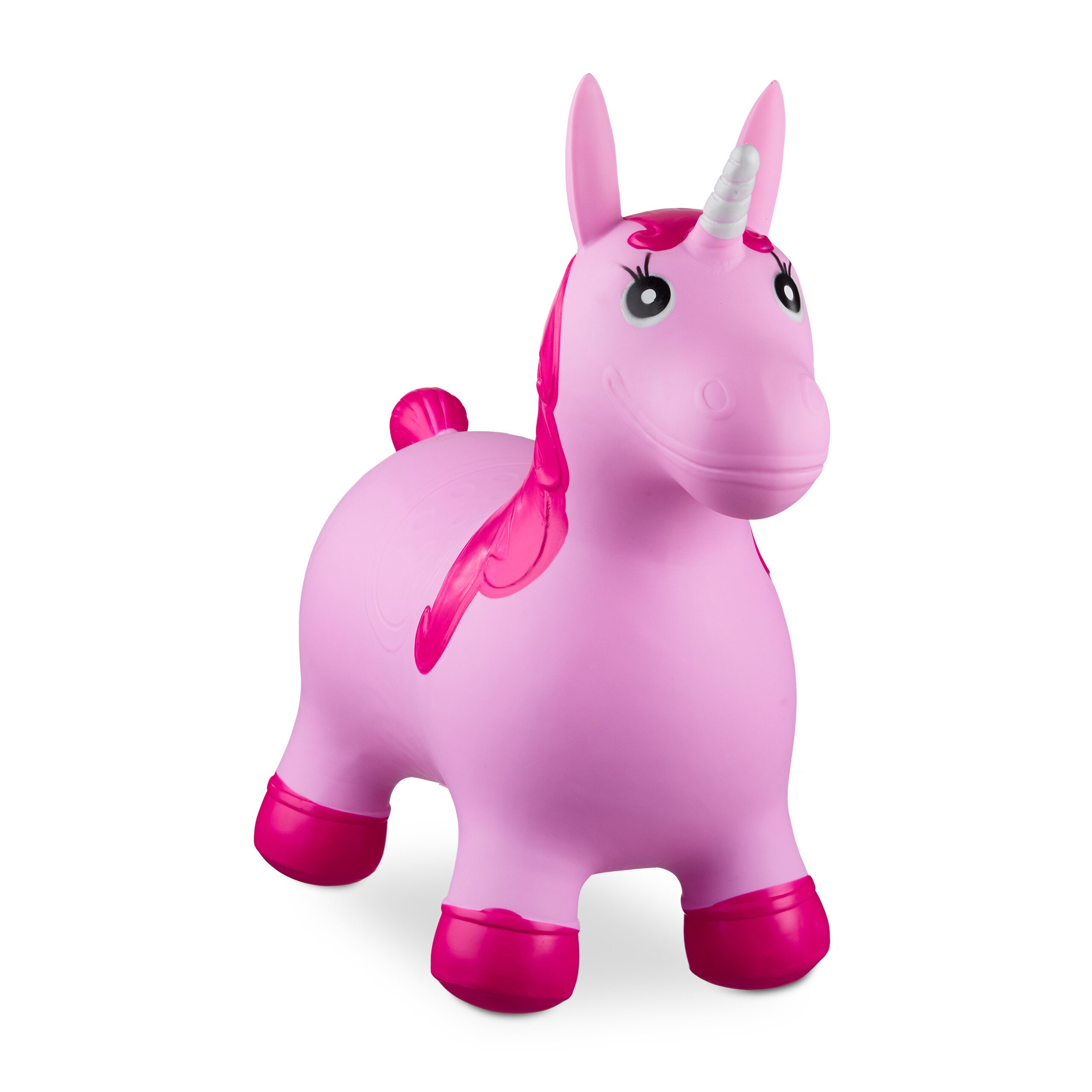 relaxdays Hüpfspielzeug Hüpftier Einhorn, Pink günstig online kaufen