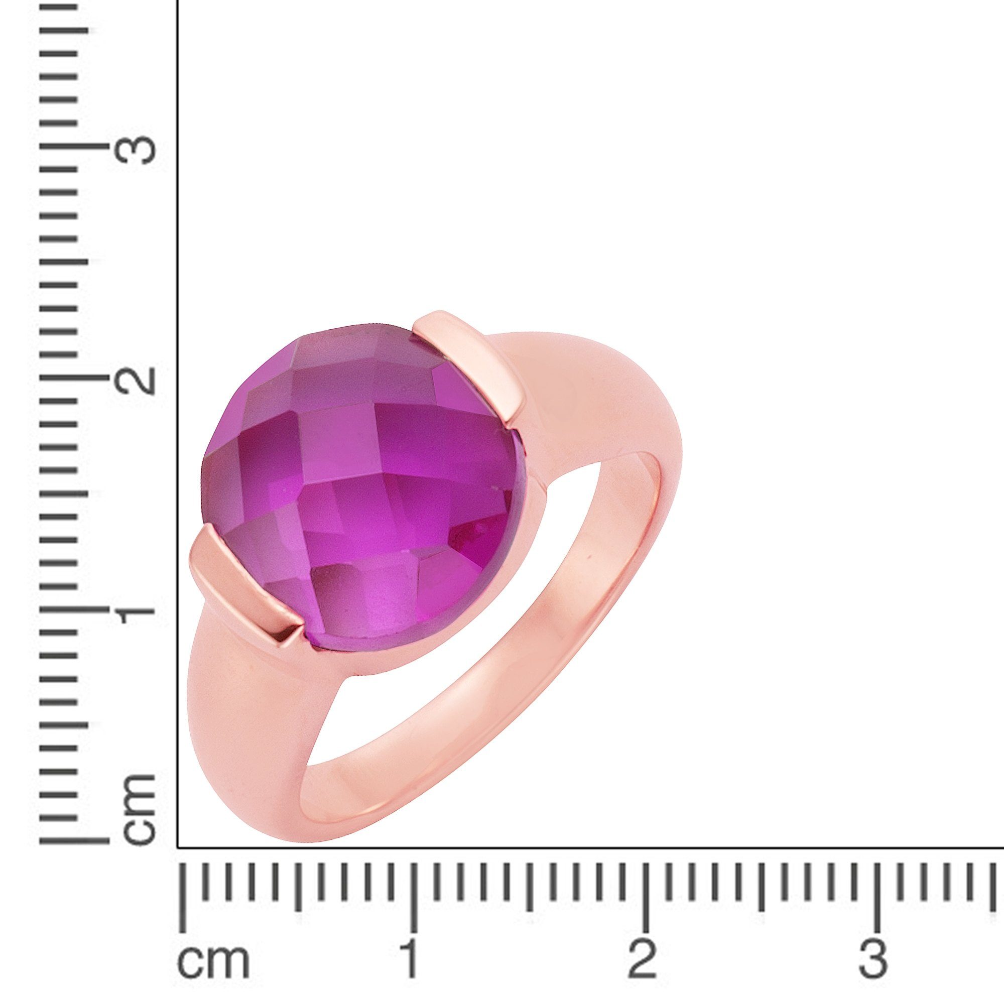 Jamelli Fingerring Silber 925 rosé-vergoldetz mit günstig online kaufen