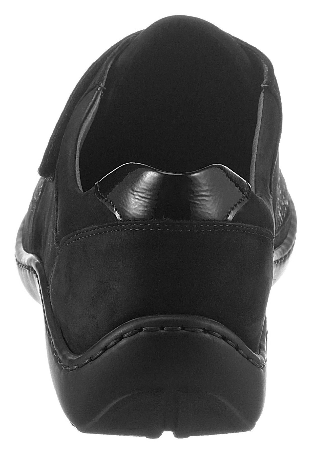 Waldläufer HENNI-Soft Klettschuh Slipper, Komfortschuh, Bequemschuh mit Orthotritt, Weite H