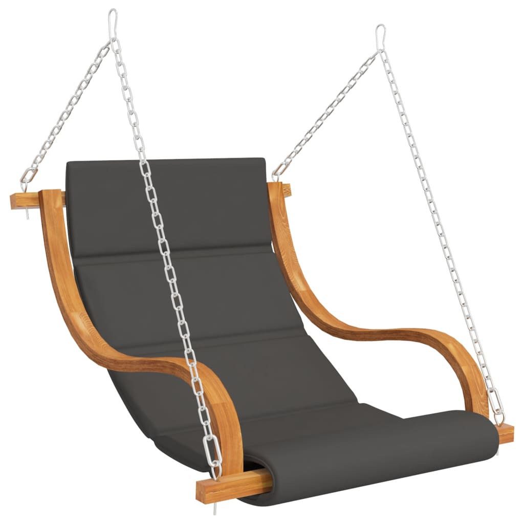 vidaXL Hollywoodschaukel Hollywoodschaukel mit Auflage Massivholz Fichte mit -Finish, 1 tlg.