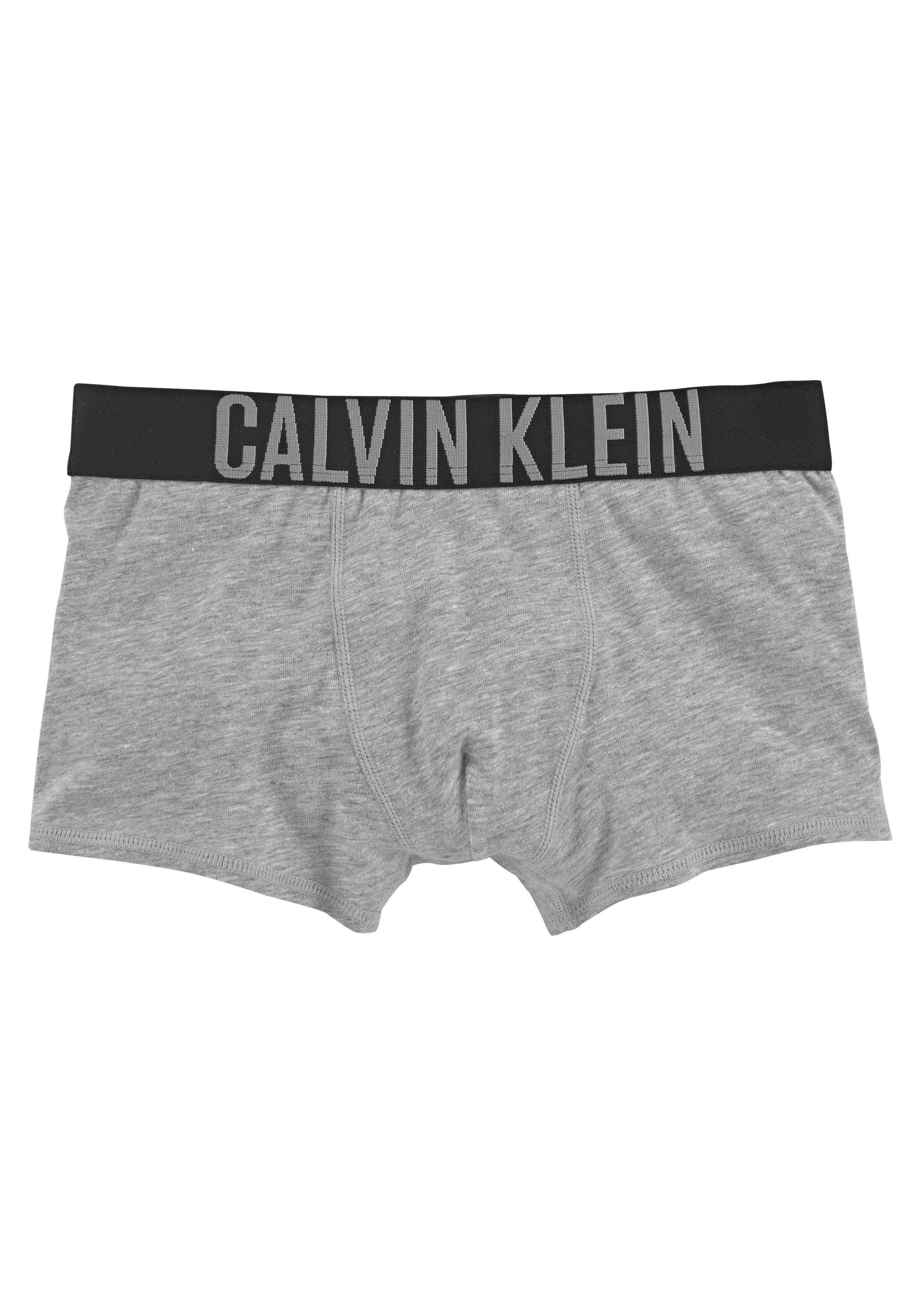 Calvin Klein Underwear Trunk Kinder Kids Junior (2-St) Power Intenese grau-meliert, MiniMe navy