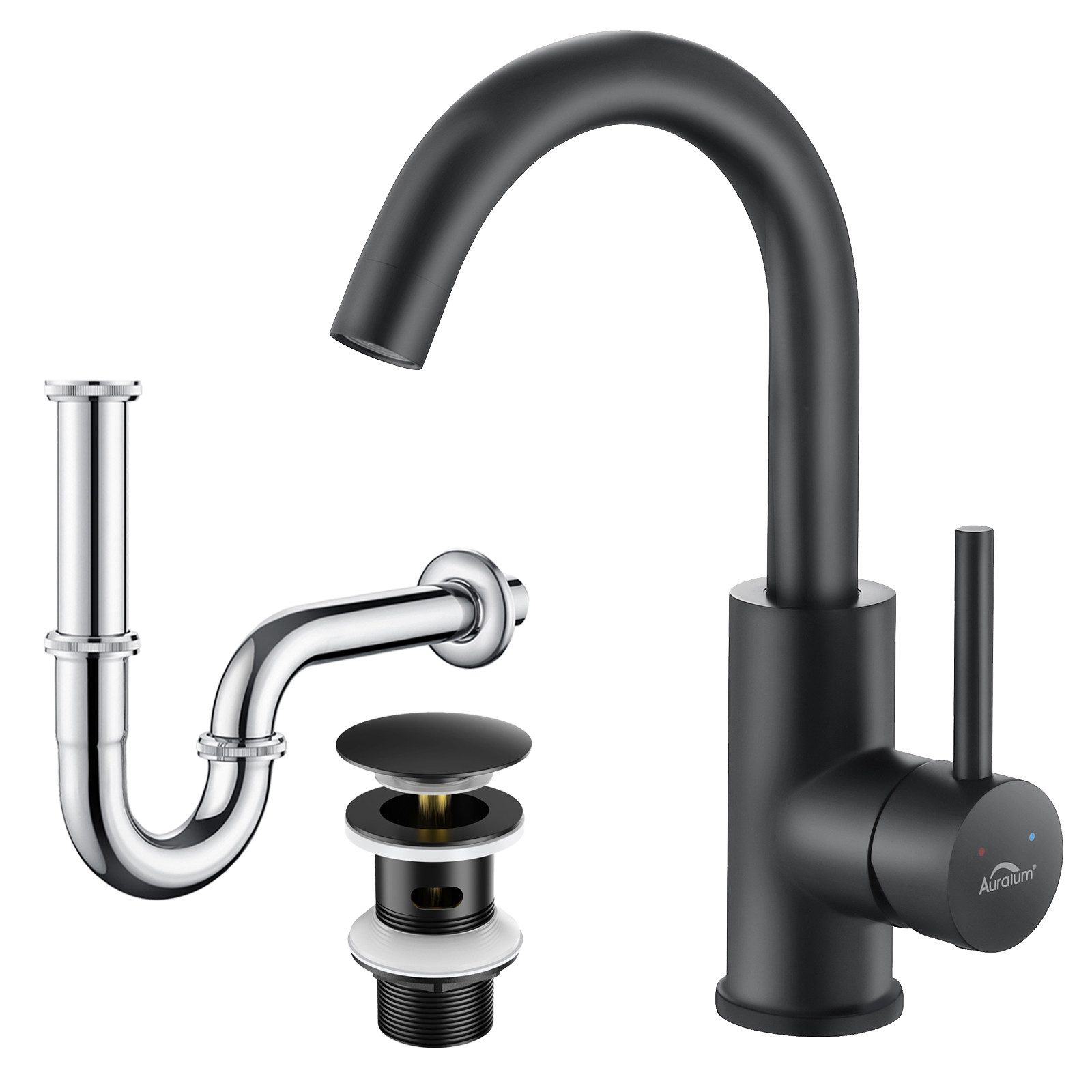 Auralum Max Waschtischarmatur 360° Hoch Wasserhahn günstig online kaufen