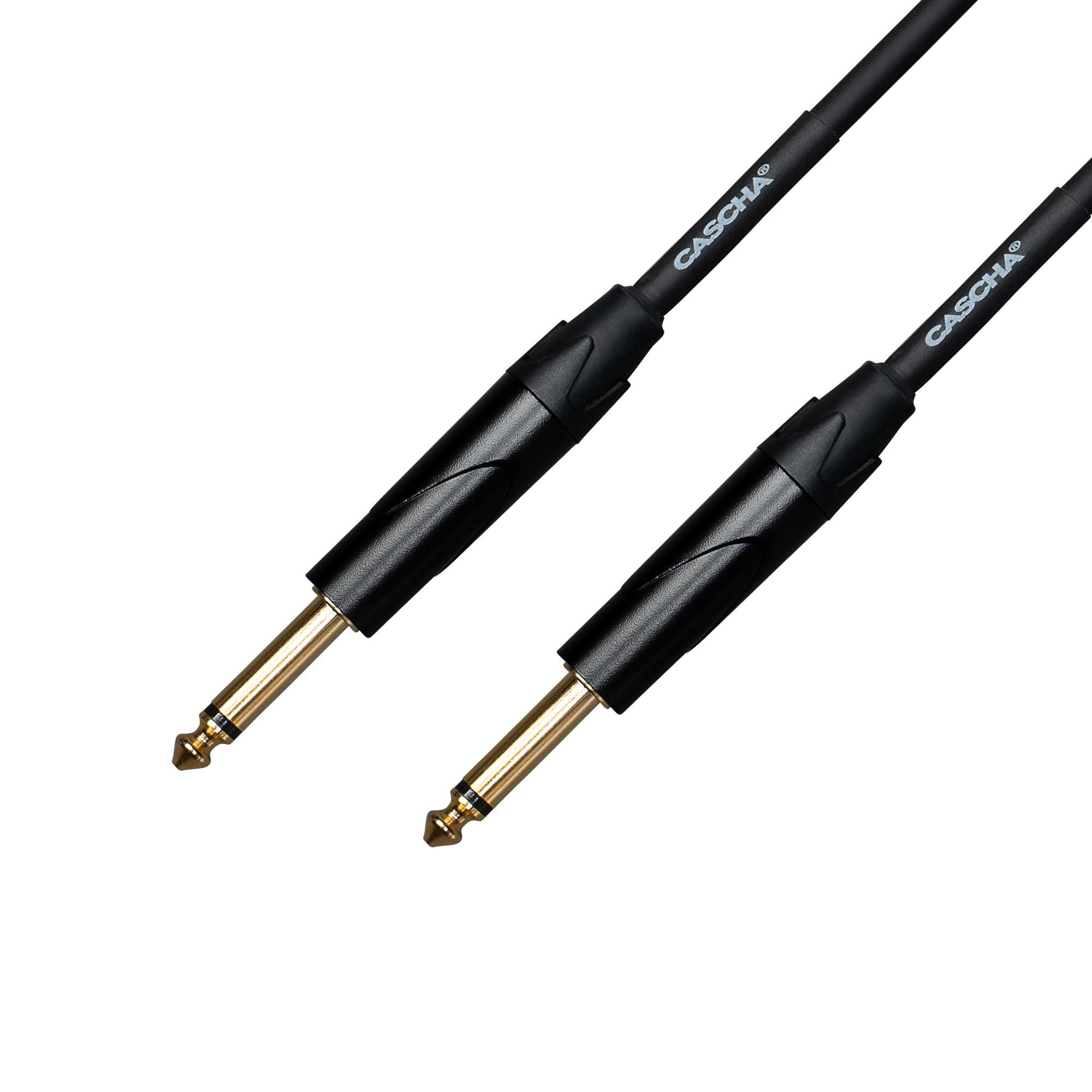Cascha Advanced Line Guitar Cable Black 3m, CCA-G1BK3 Instrumentenkabel
