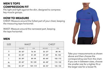 TCA Funktionsunterhemd TCA Herren HyperFusion Sportshirt, kurzärmlig, elastisch - Dunkelblau