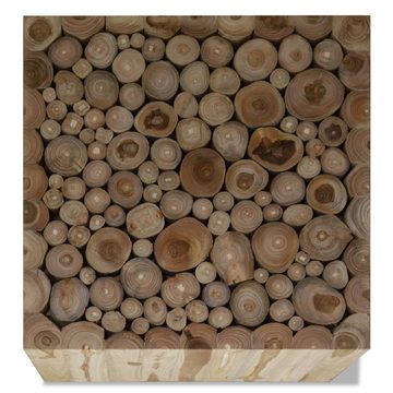 furnicato Couchtisch Echtholz 50 x 50 x 35 cm