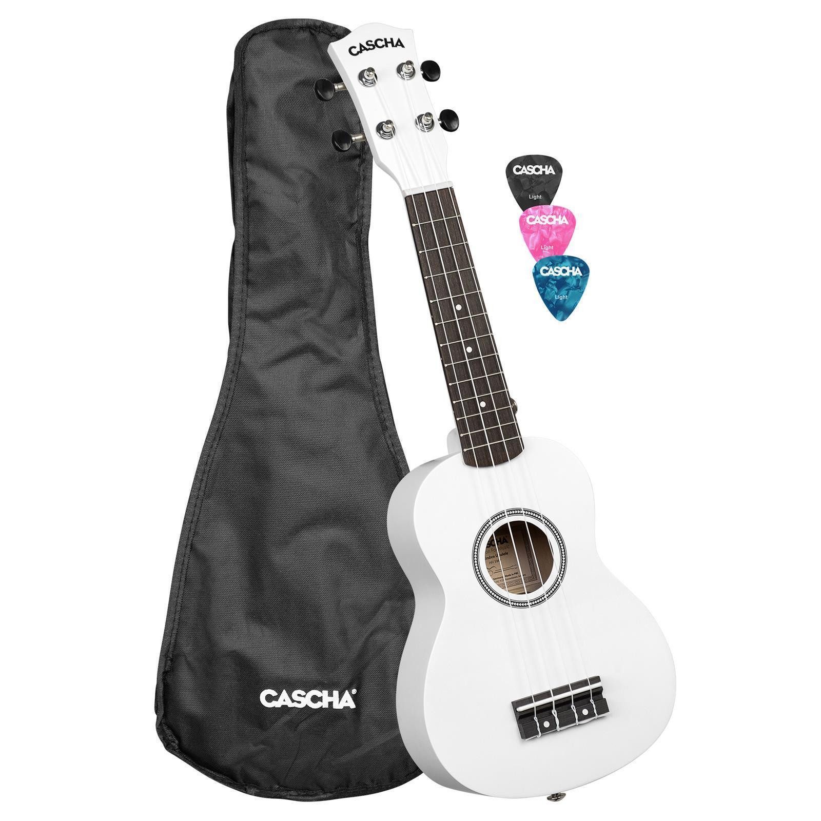 Cascha Ukulele HH3967 Sopran White