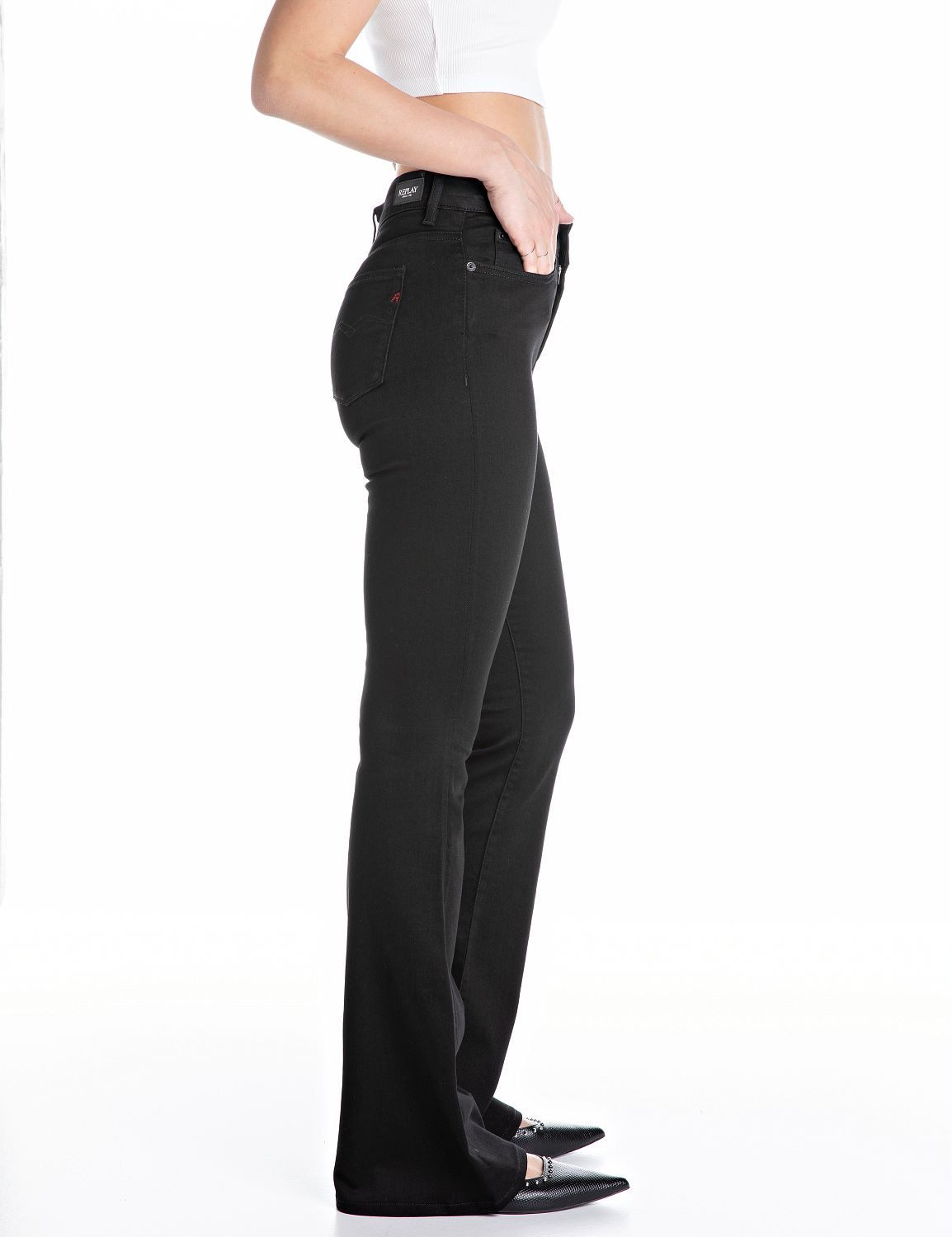 Replay 5-Pocket-Jeans JOELLA im Flare Fit