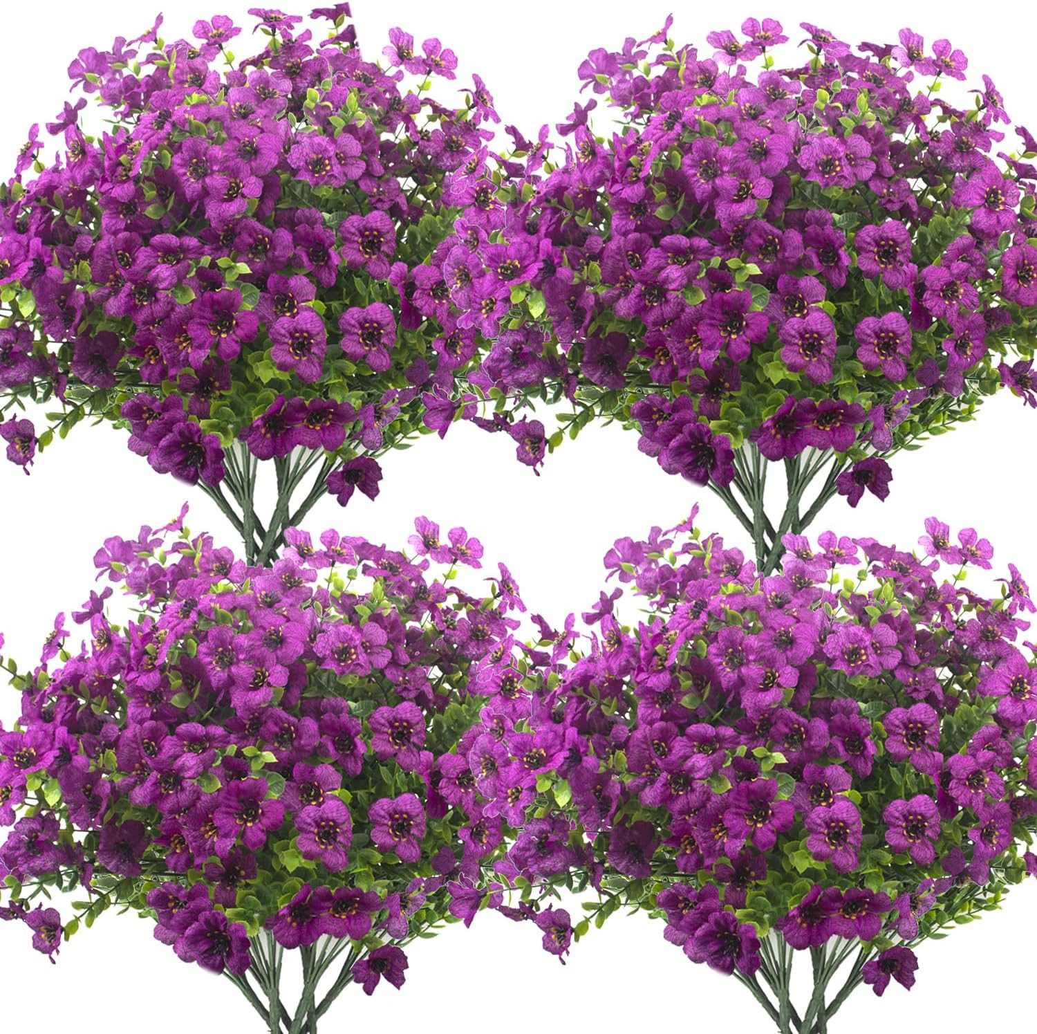 Kunstblumenstrauß Frühling Künstlicher Blumenstrauß Outdoor Balkonpflanzen, günstig online kaufen