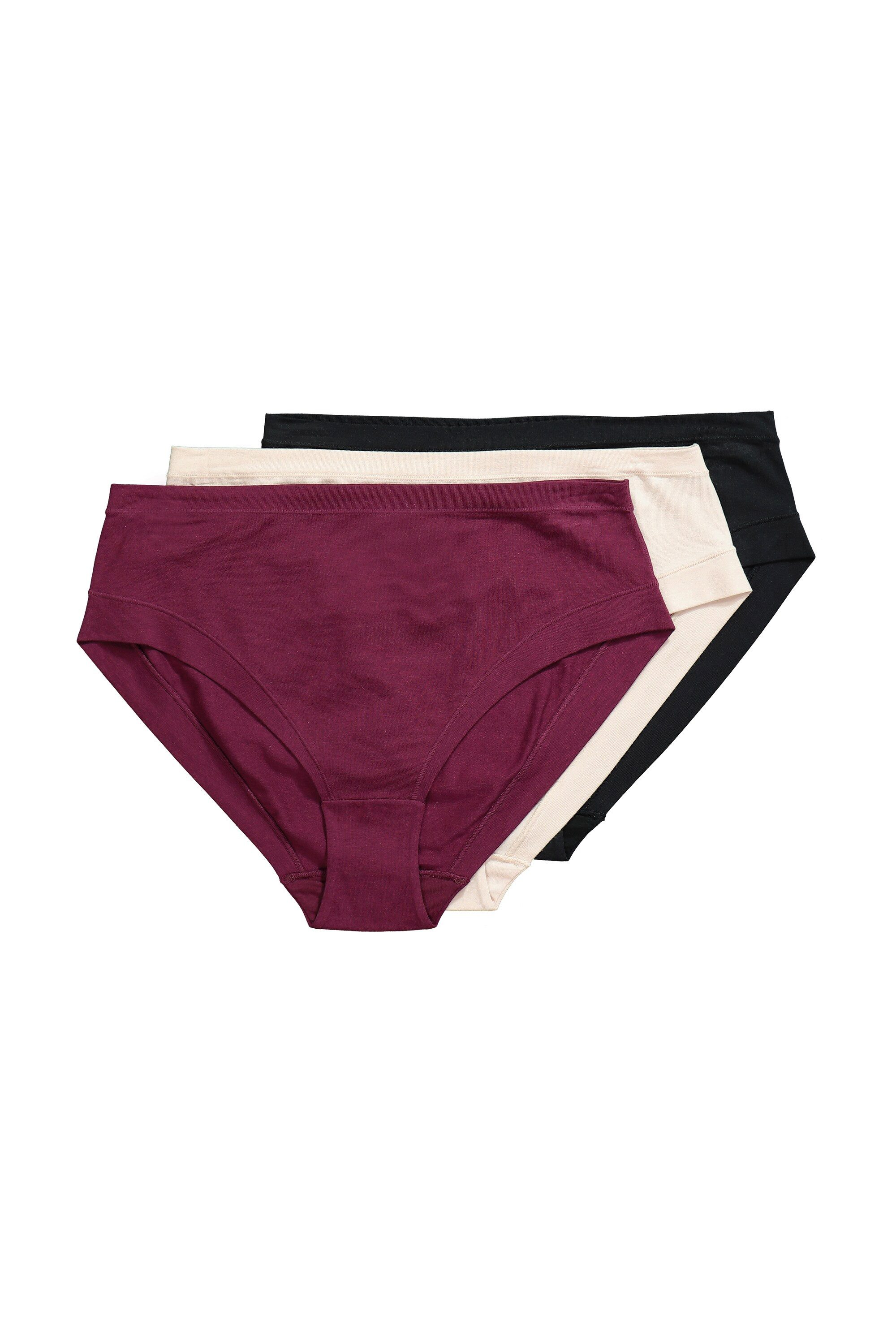 Ulla Popken Midislip Midislips 3er-Pack extraweich