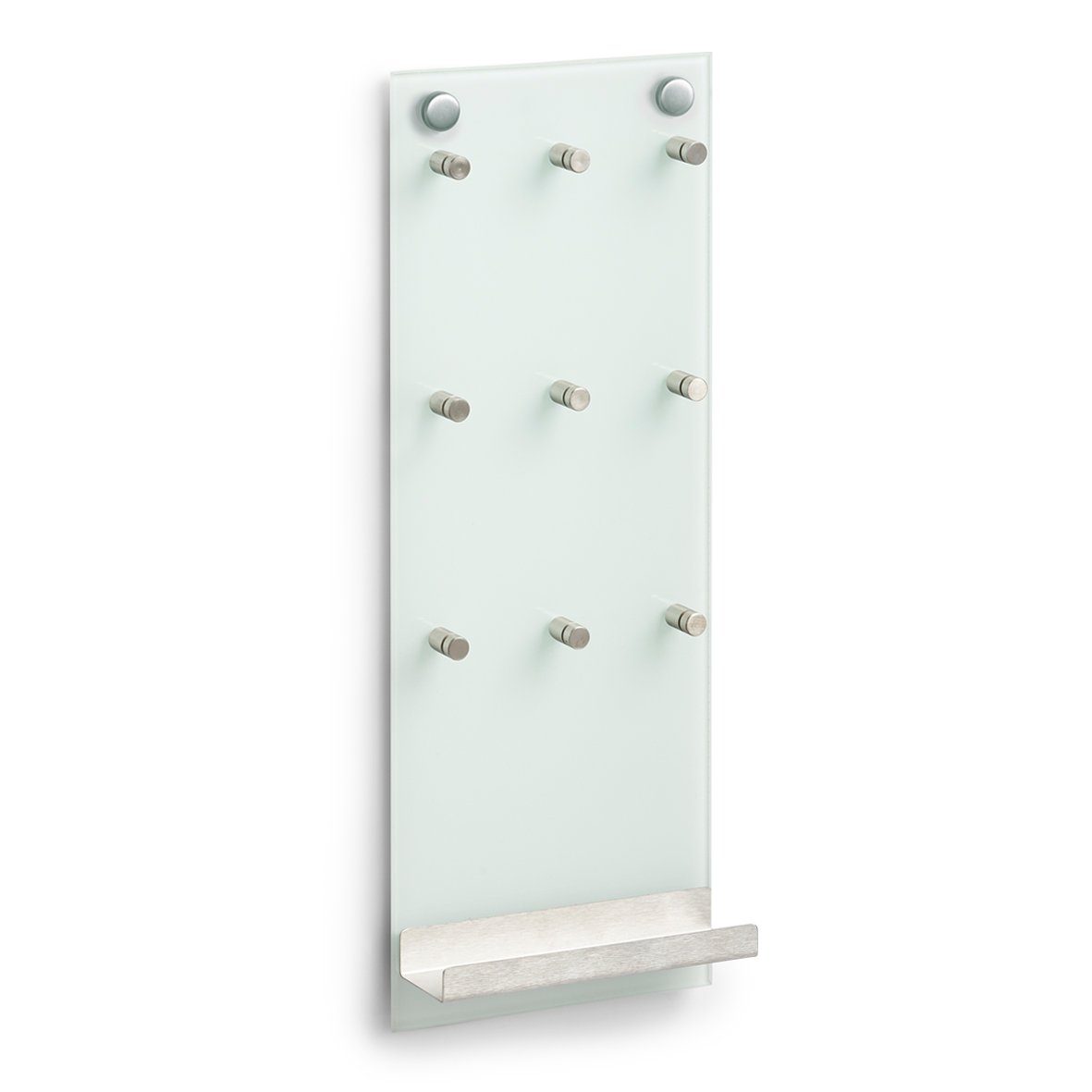 Zeller Present Schlüsselleiste Schlüsselboard, Glas/Edelstahl, silber, günstig online kaufen