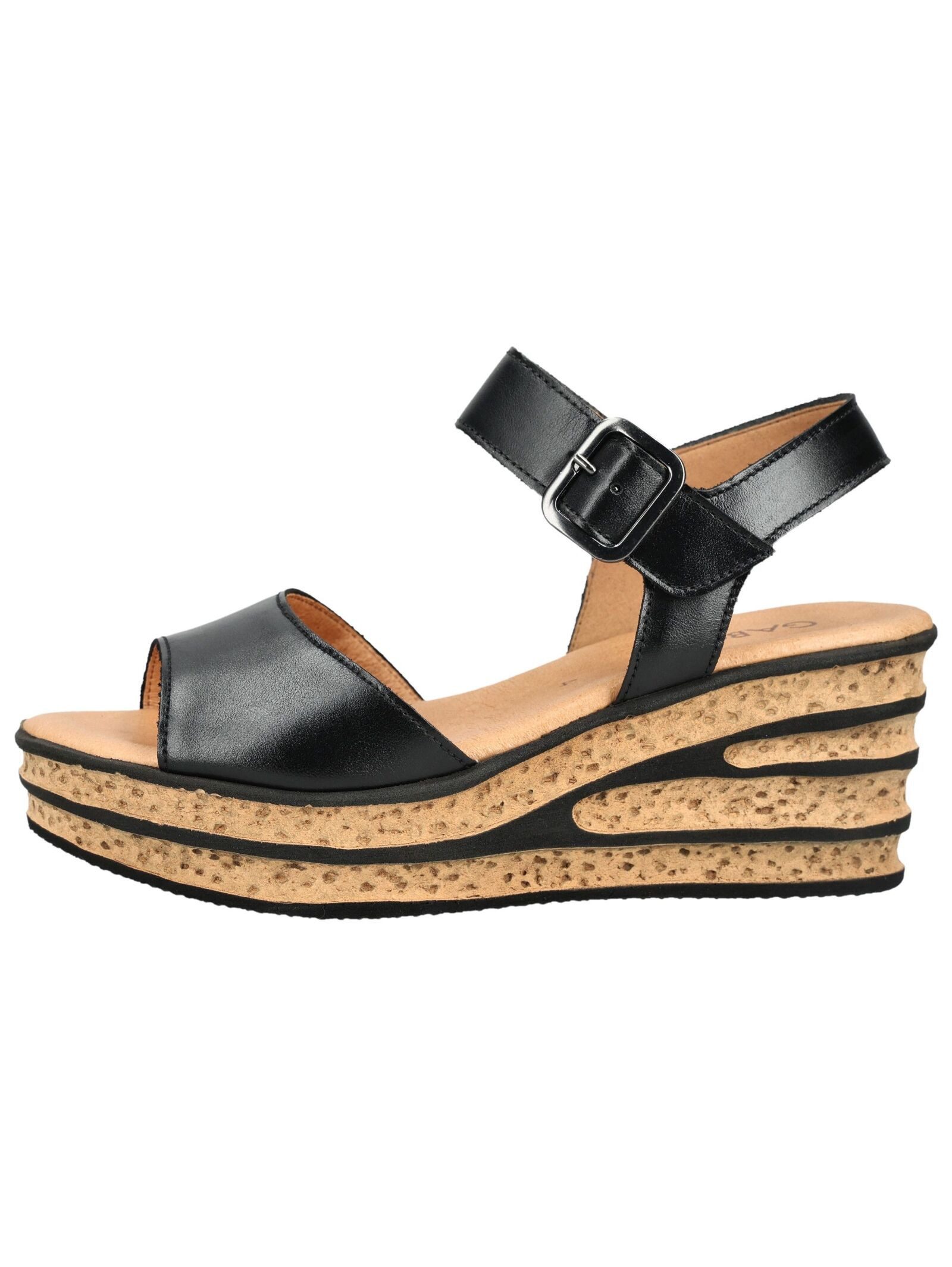 Gabor Gabor Sandalen Leder Keilsandalette