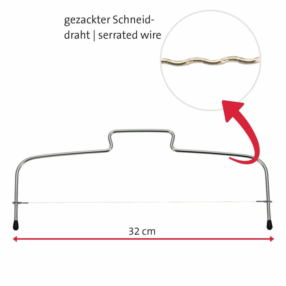 WESTMARK Tortenbodenteiler Backset 2tlg., Tortenbodenteiler + Streichpalette