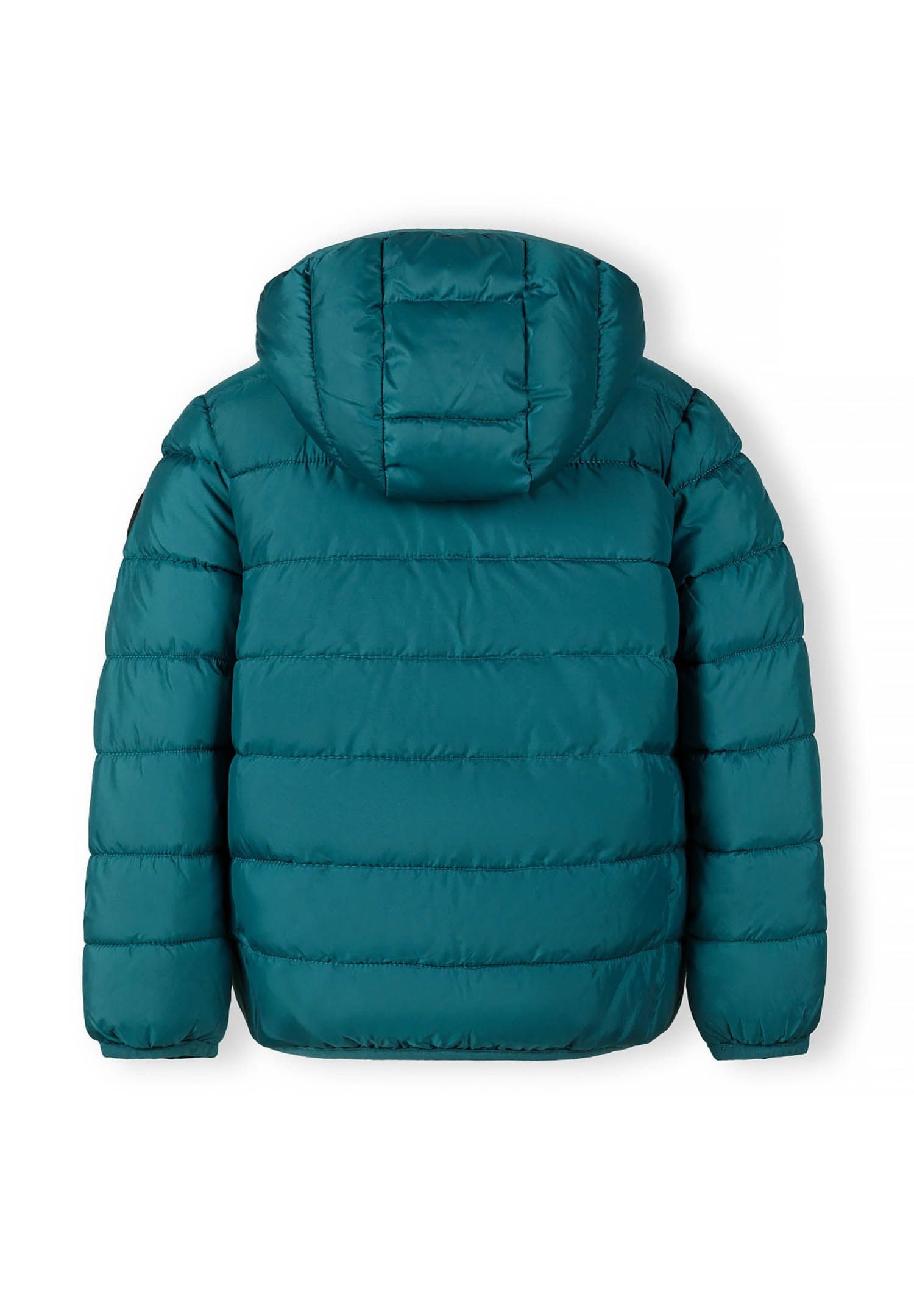 MINOTI Steppjacke Steppjacke mit abnehmbarer Kapuze und Aufnäher am Ärmel (2–14y)